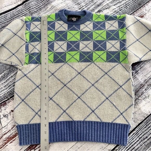 Vintage Vintage 80’s “The Aspen Lid” Wool Blend Argyle Knit Sweater Size S / US 4 / IT 40 - 5 Thumbnail