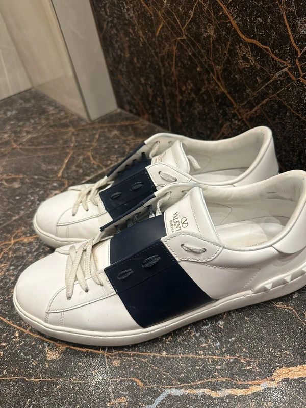Valentino Valentino Garavani Calfskin Open Sneaker Size US 11.5 / EU 44-45 - 3 Thumbnail