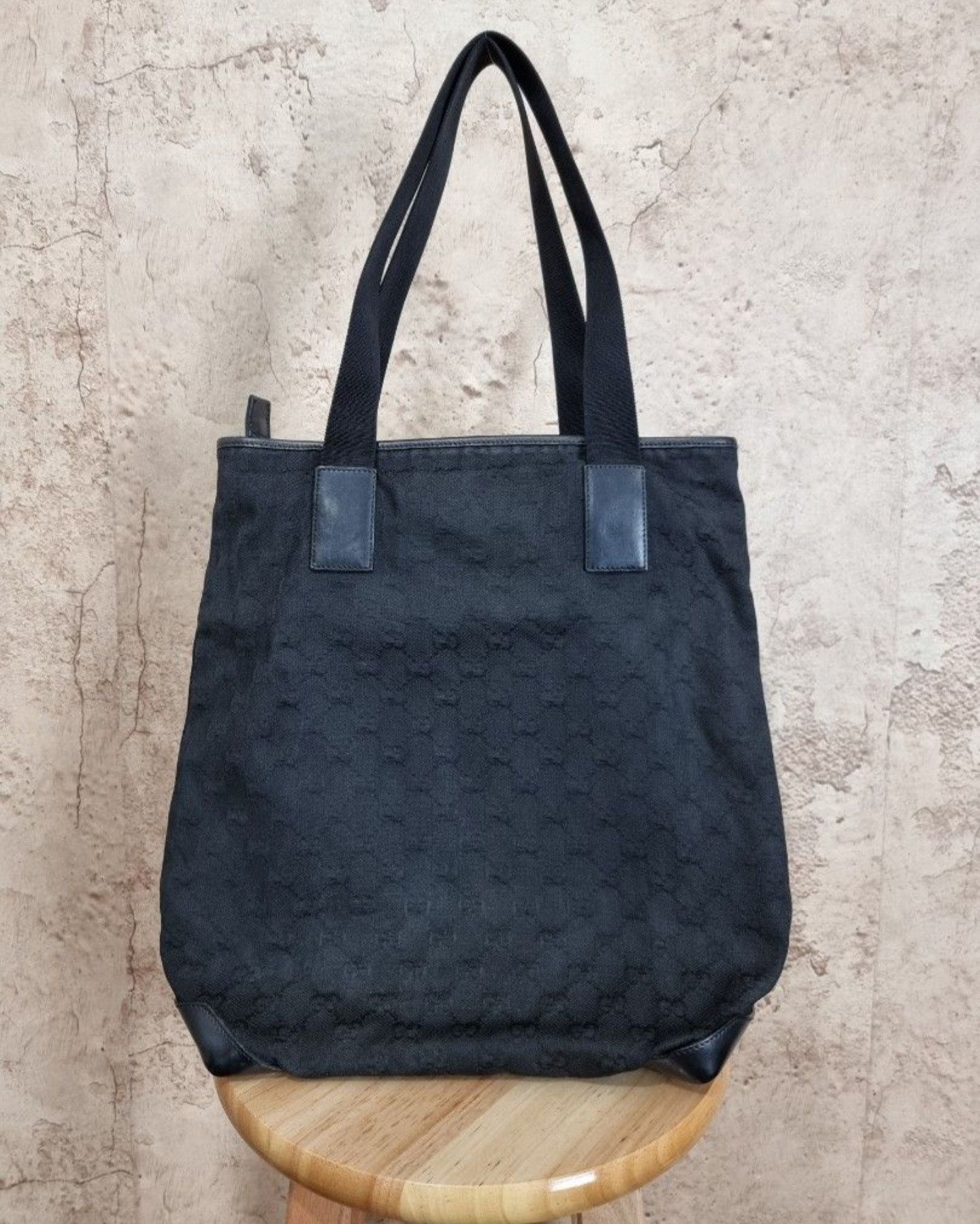 Gucci Gucci Canvas/Leather GG Tote Bag Size ONE SIZE - 2 Thumbnail