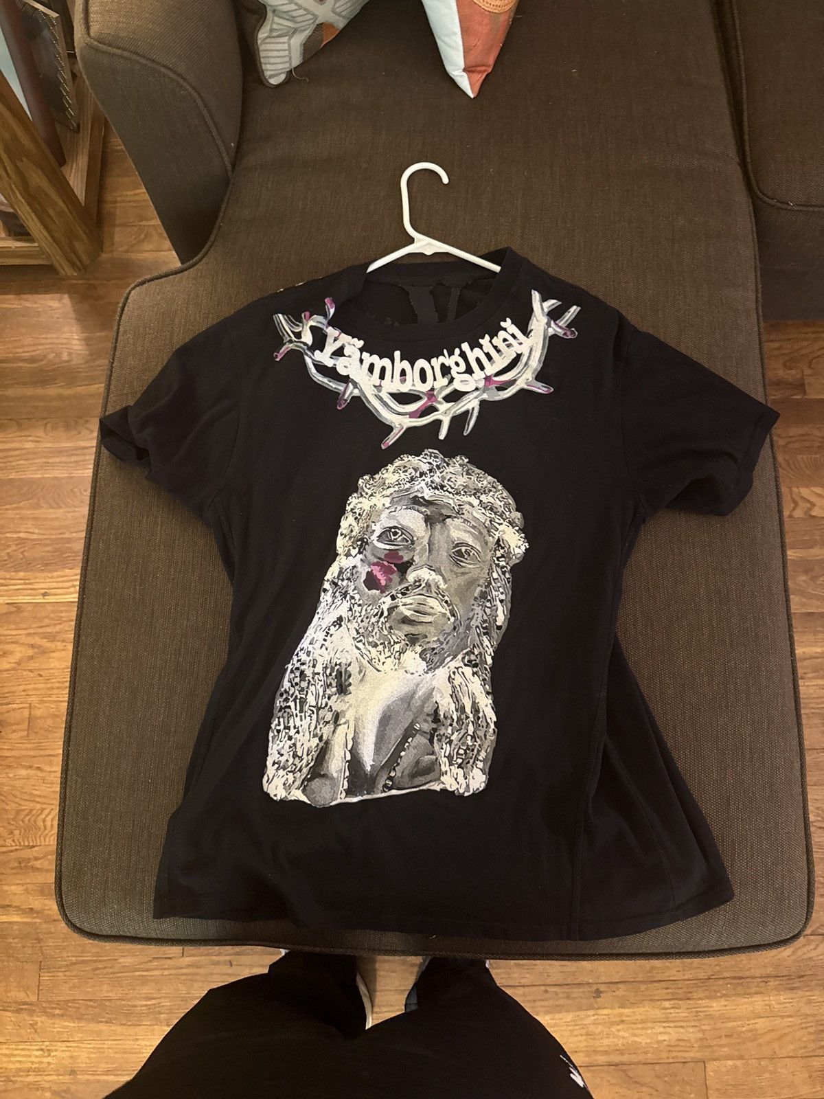 Vlone Yamborghini Vlone Tee Size Large Size US L / EU 52-54 / 3 - 5 Thumbnail