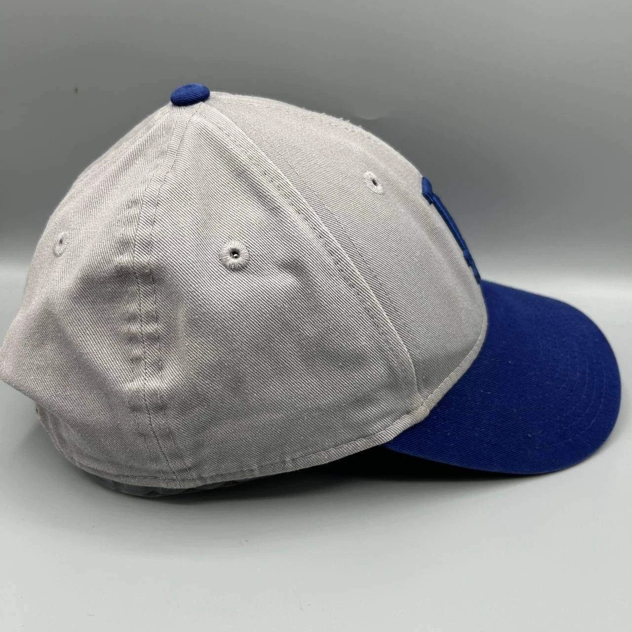 New Era Los Angeles LA Dodgers Hat Men Gray Blue Snap Back Cotton Size ONE SIZE - 4 Thumbnail