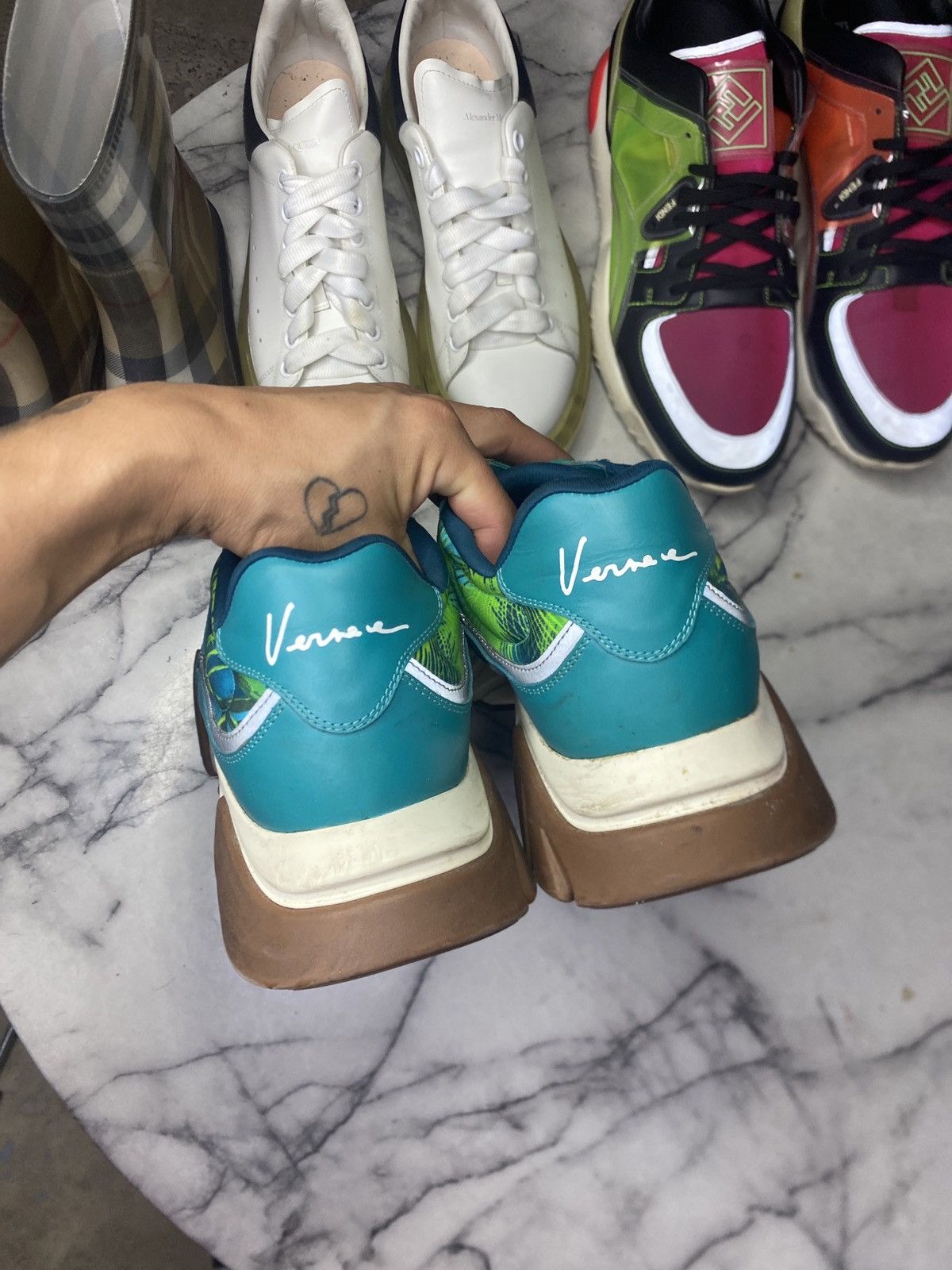 Versace Versace squalo jungle edition Size US 12 / EU 45 - 5 Thumbnail