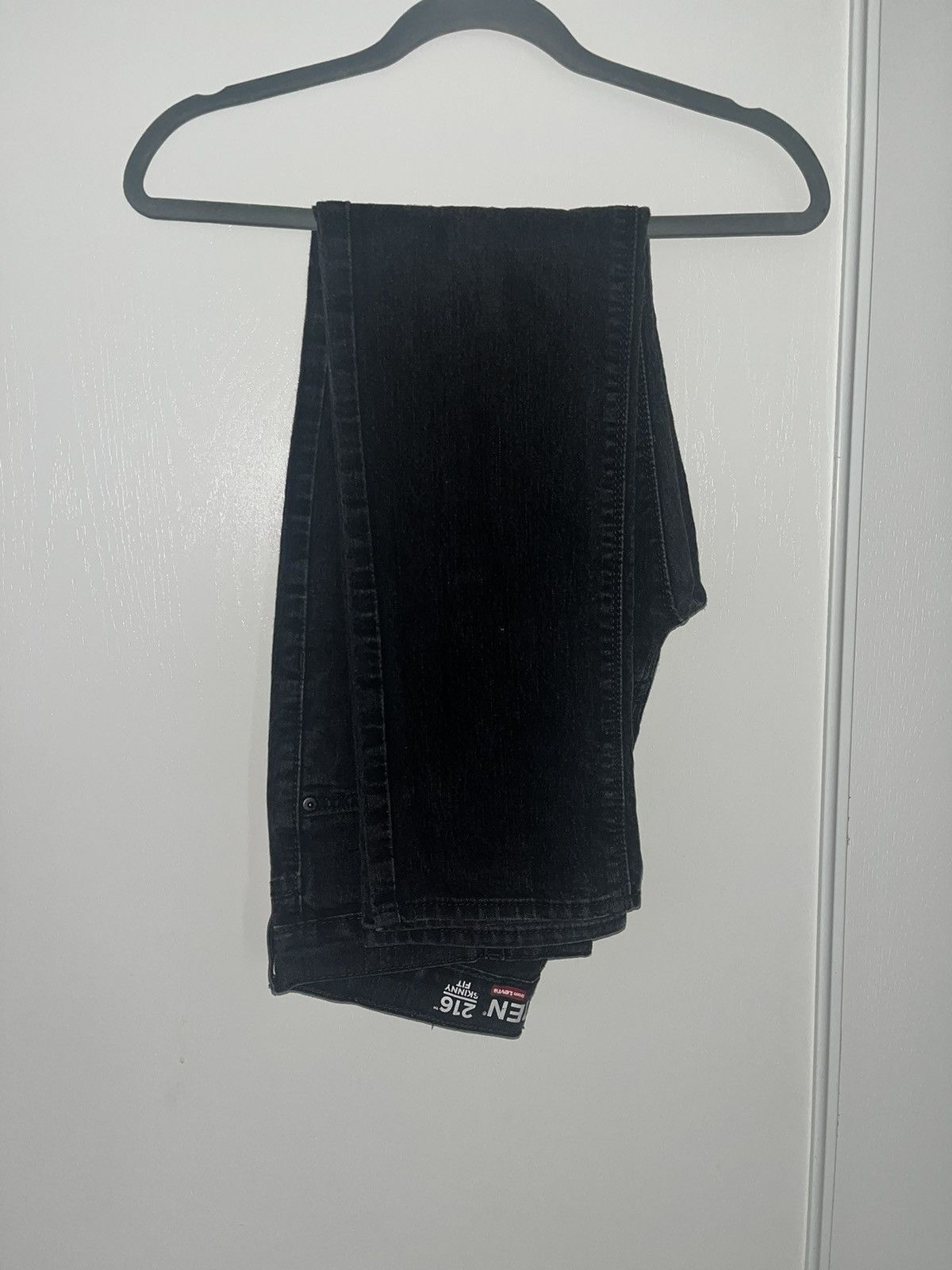 Denizen × Levi's × Vintage Denizen by Levi’s Skinny Fit 216 Black Denime Size US 31 - 3 Thumbnail