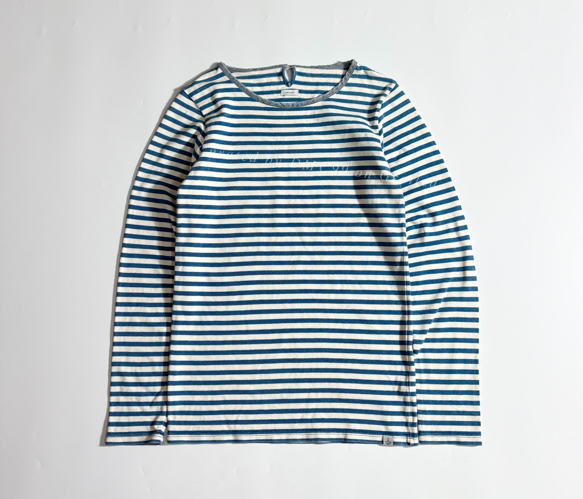 Visvim Visvim Indigo Stripe Long Sleeve Size US S / EU 44-46 / 1 - 1 Thumbnail