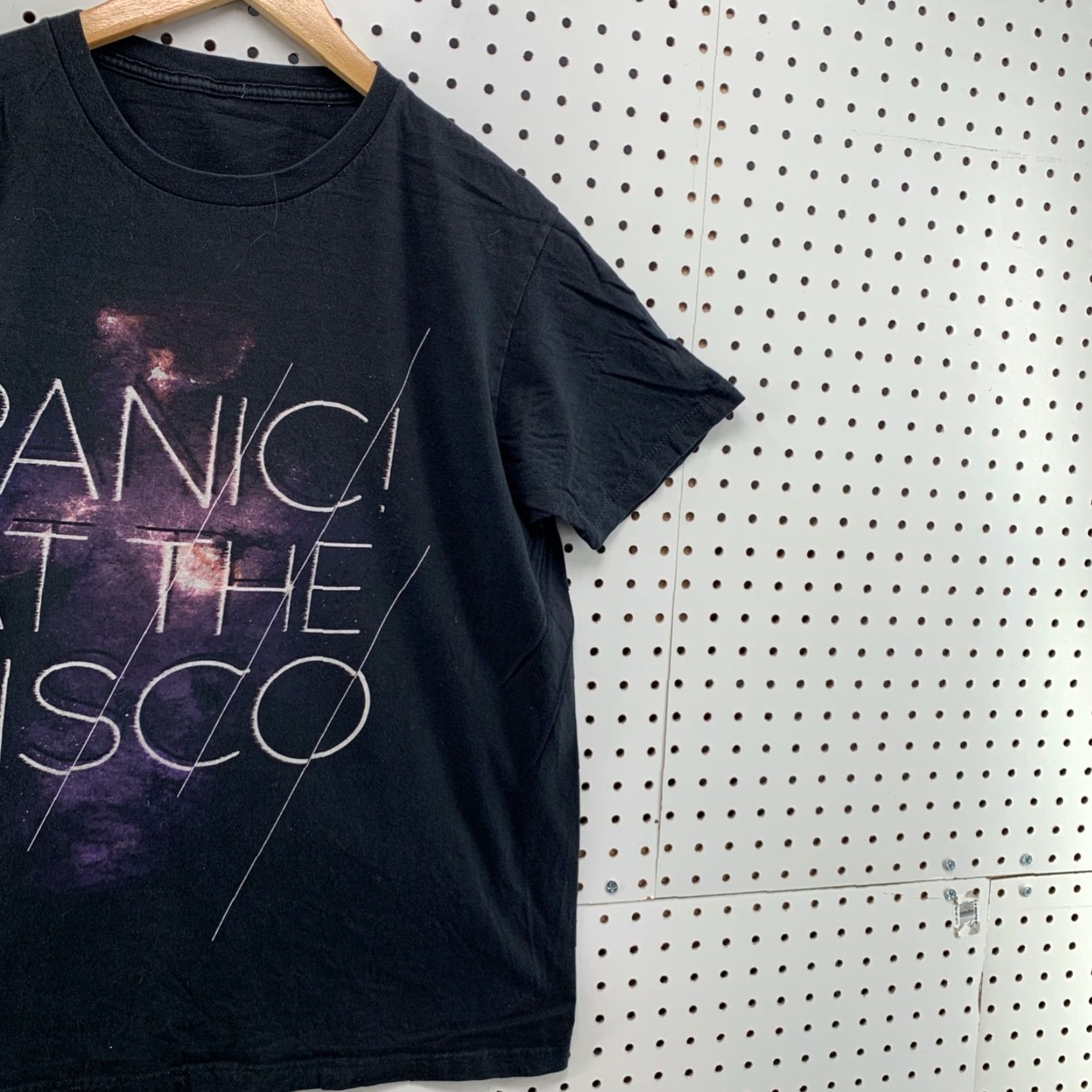 Vintage Panic At The Disco Shirt Adult Medium Black Short Sleeve Band Tee Size US M / EU 48-50 / 2 - 4 Thumbnail