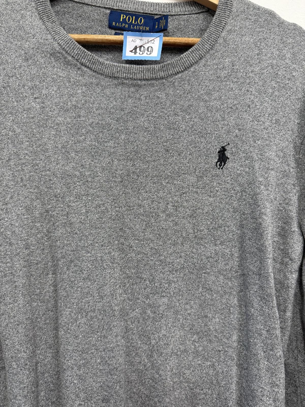Polo Ralph Lauren Polo Ralph Lauren Grey Pima Cotton Sweater Size US S / EU 44-46 / 1 - 3 Thumbnail