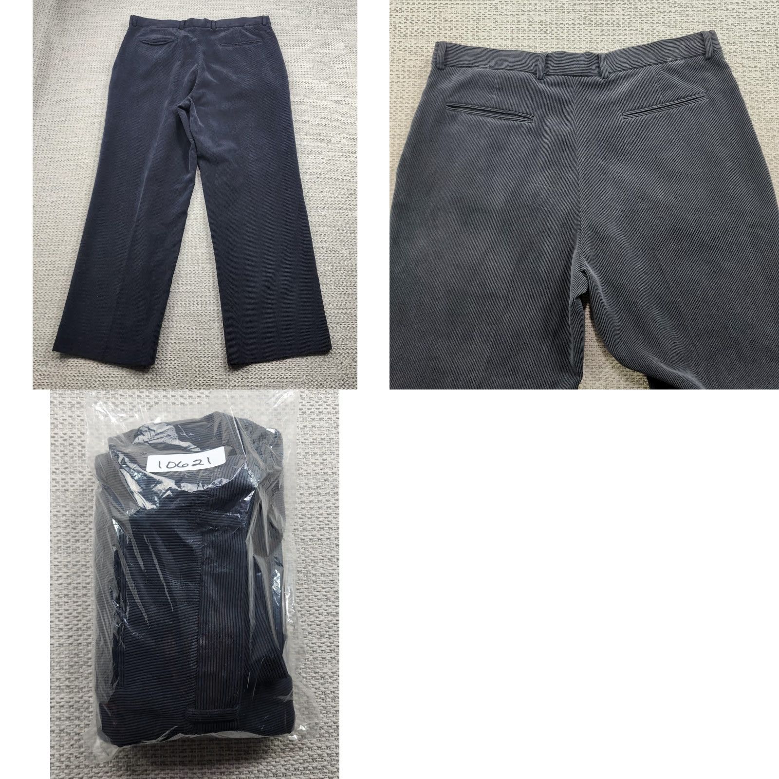 Perry Ellis Perry Ellis Pants Mens 36x29 Blue Corduroy Classic Fit Dress Slacks Work Office Size US 36 / EU 52 - 8 Thumbnail