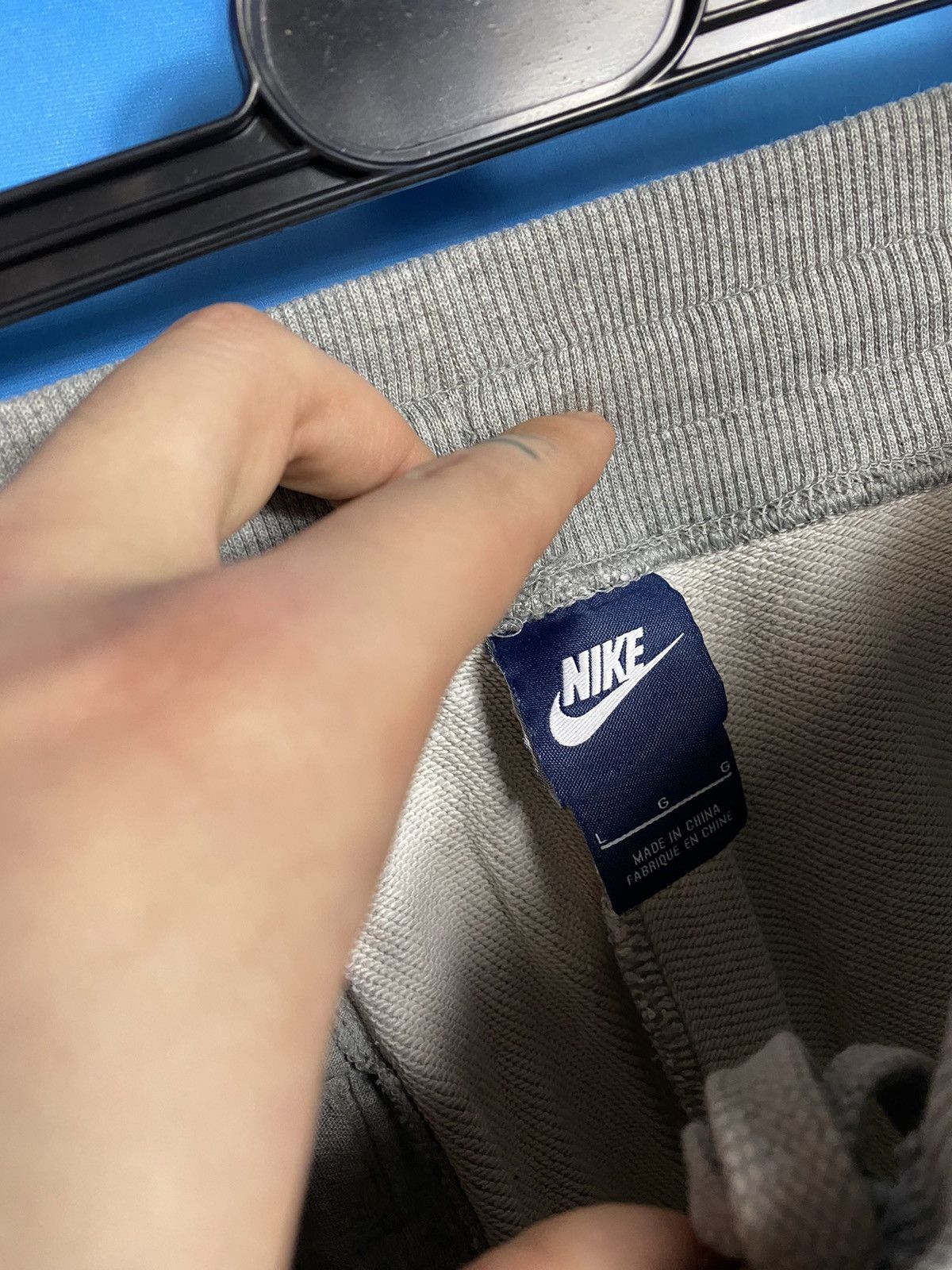 Nike × Vintage 🔥 Nike vintage cotton sweatpants baggy Size US 33 - 5 Thumbnail