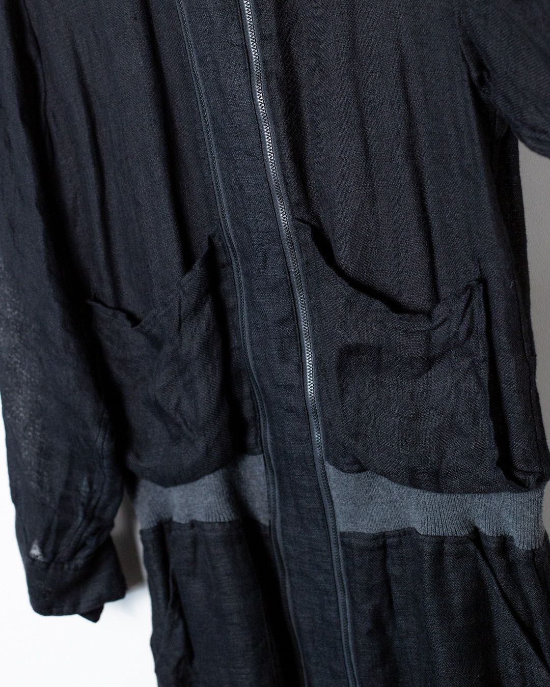 Yohji Yamamoto SS18 MAINLINE LINEN COAT Size US L / EU 52-54 / 3 - 4 Thumbnail