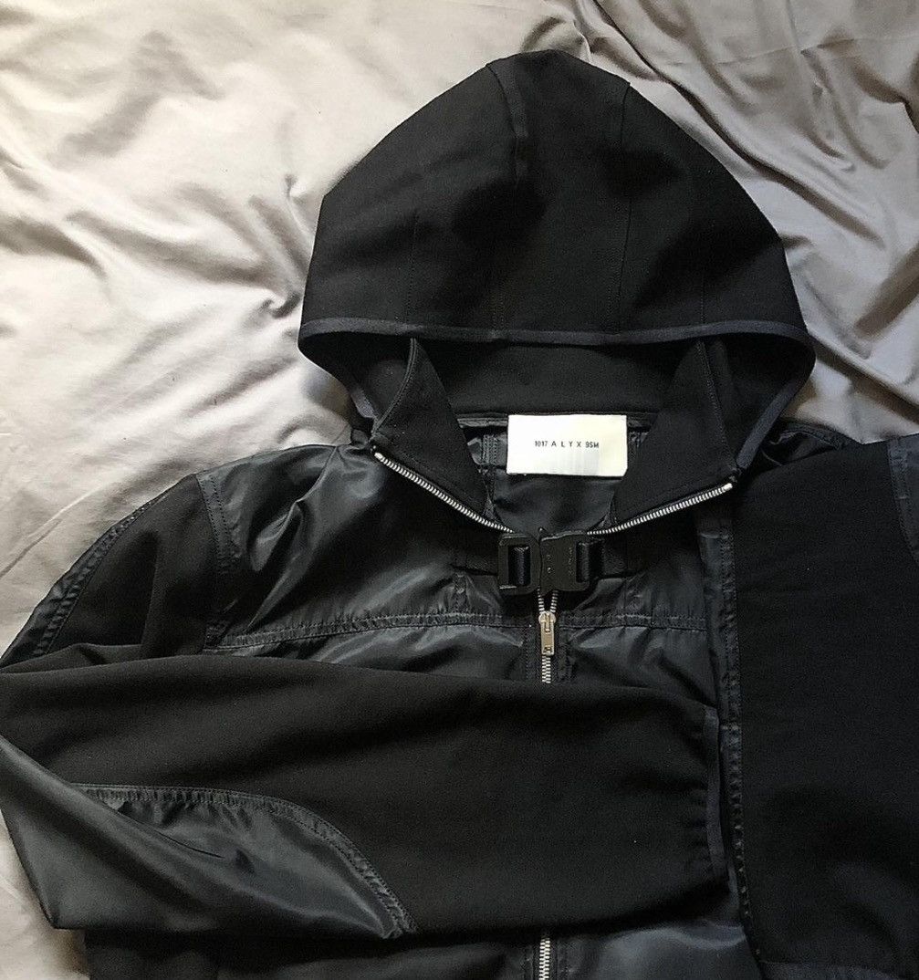 image of 1017 Alyx 9Sm Alyx Zip Up Windbreaker in Black, Men's (Size XL)