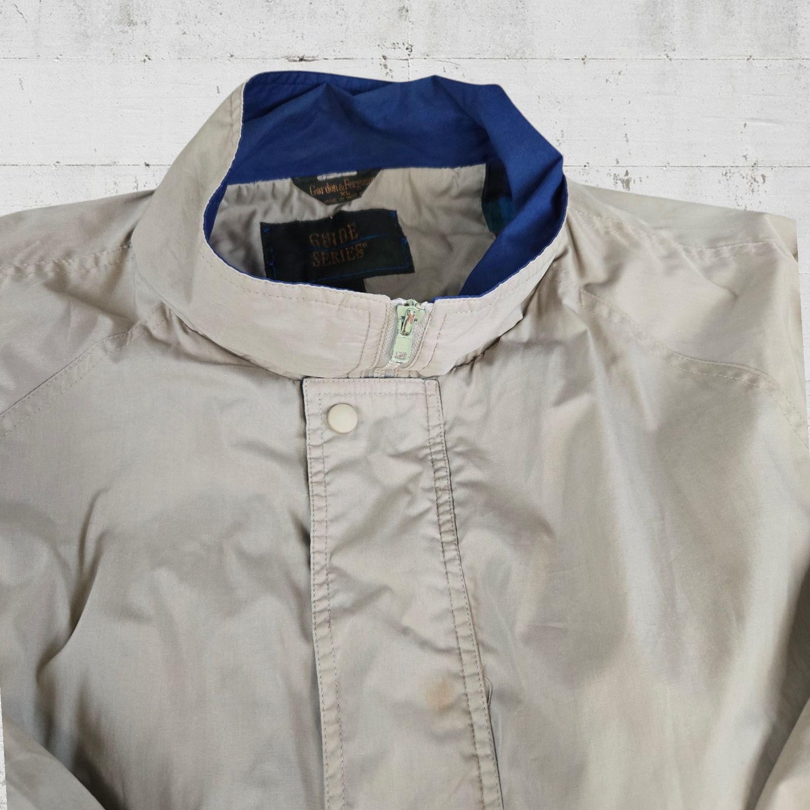Guide Series 1980s Beige Plaid Lined Canvas Coat Size XL Size US XL / EU 56 / 4 - 4 Thumbnail