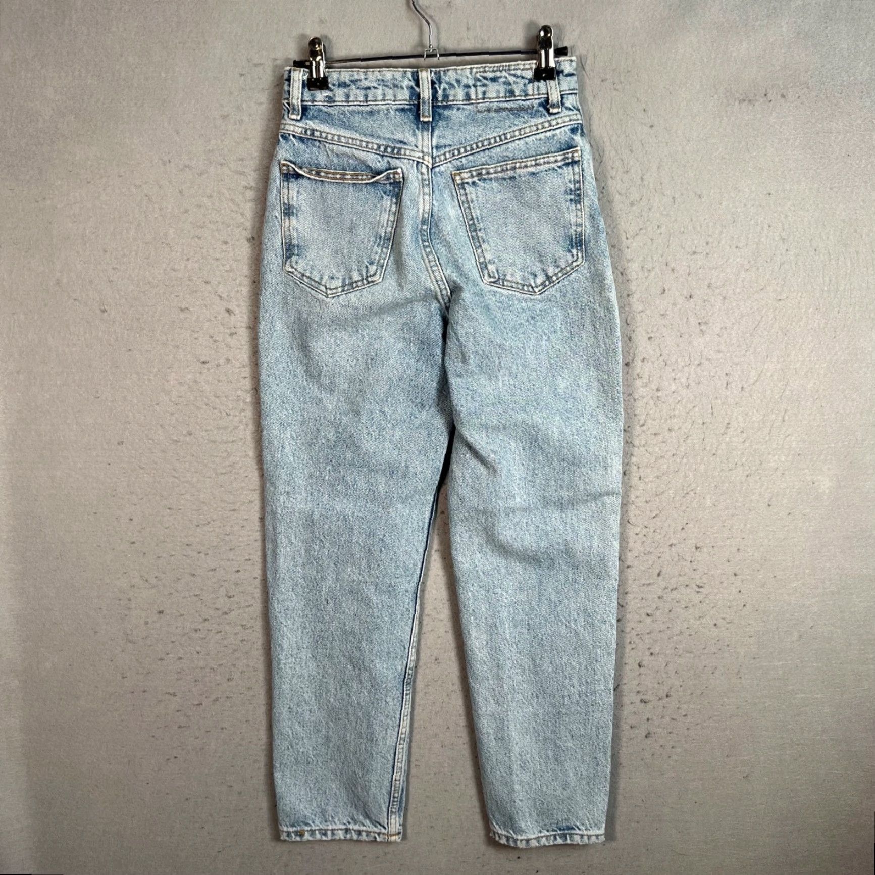 Mango Mango Womens Mom Jeans Light Blue Denim Size 1 Size 25" / US 0 / IT 36 - 2 Thumbnail