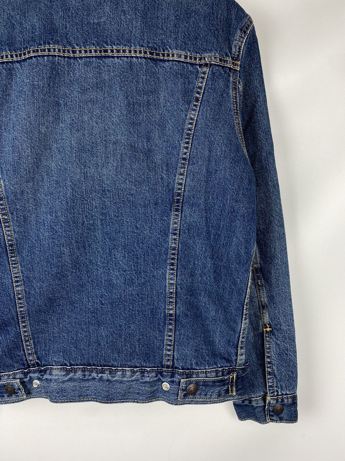Levi's Levis Premium men’s Sherpa lined denim trucker jacket Size US S / EU 44-46 / 1 - 20 Thumbnail