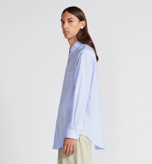Dior o1w1db10525 413C51 Shirt in Blue Size US M / EU 48-50 / 2 - 4 Thumbnail