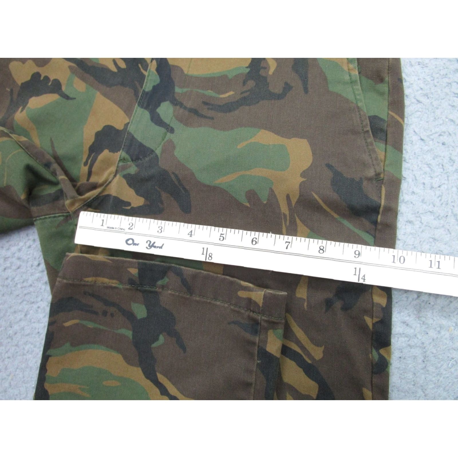 RVCA RVCA Camouflage Straight Jeans Pants 28 Multicolor Mens Size US 28 / EU 44 - 6 Thumbnail