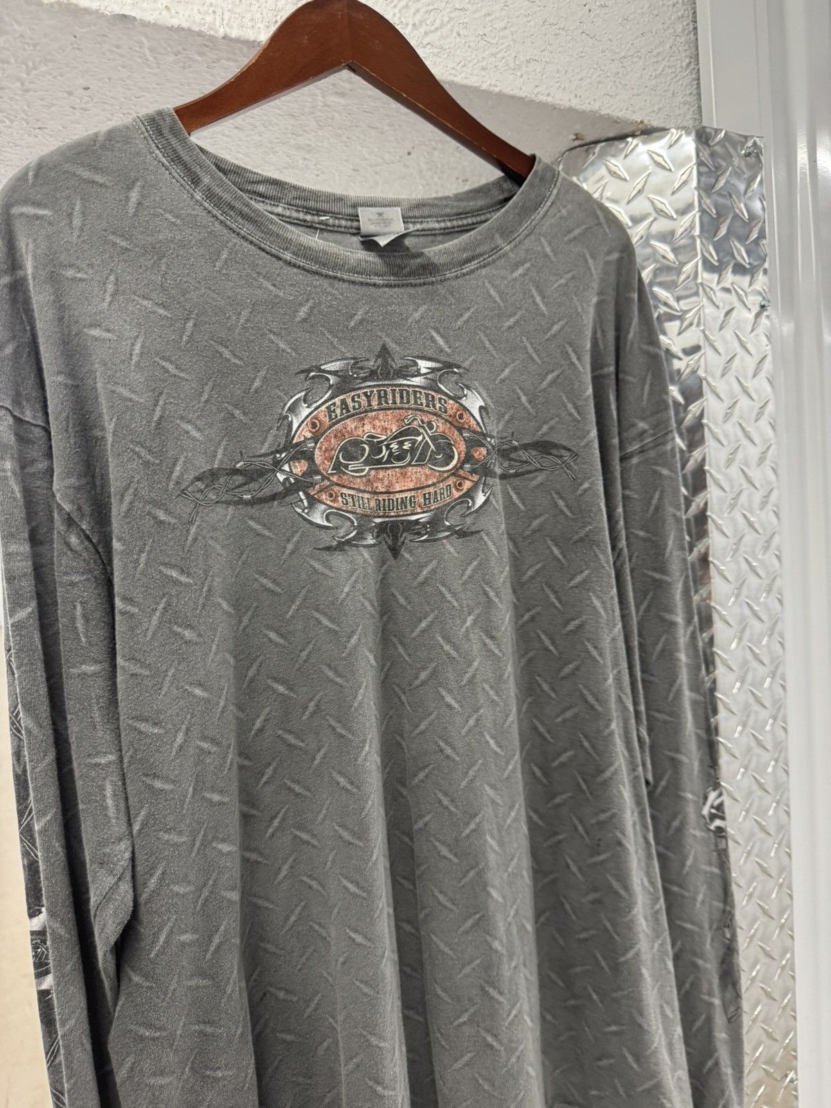 4GSELLER Vintage Easyrider Metal AOP Sleeve Hit Shirt Y2K Size US XL / EU 56 / 4 - 2 Thumbnail
