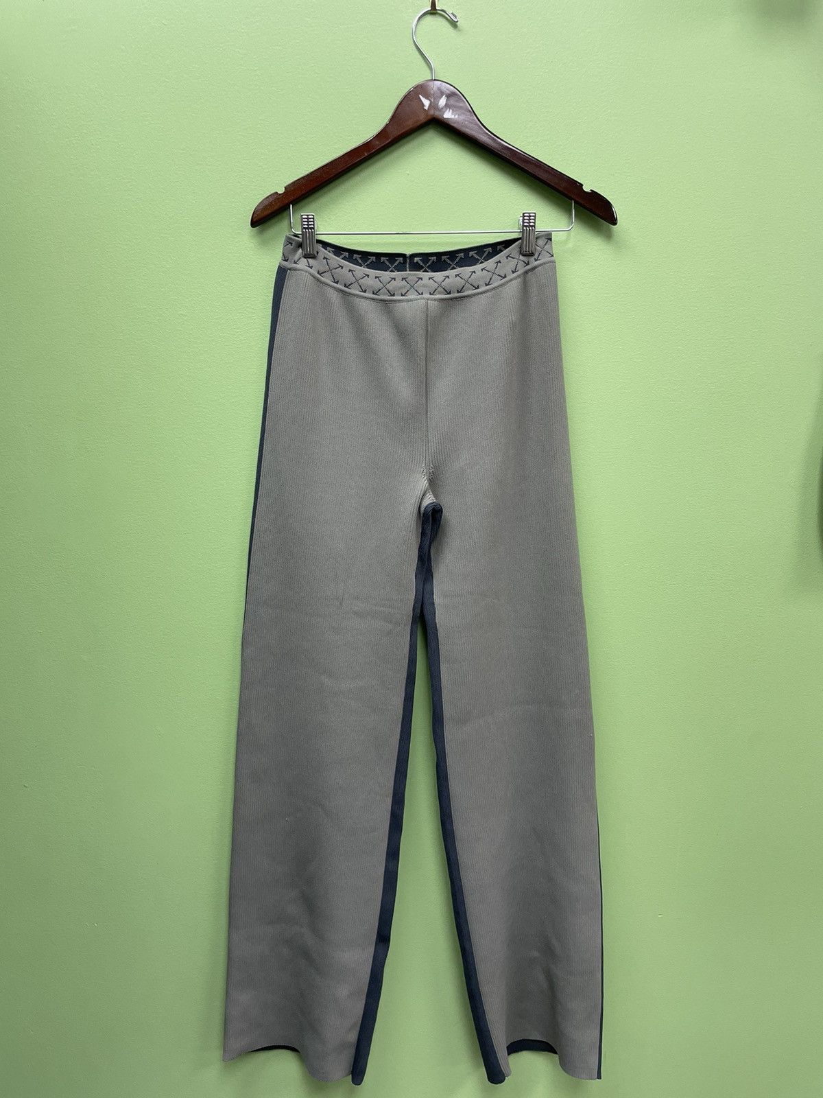 image of Off White Off-White Bold Pant in Grey/Blue, Women's (Size 30)