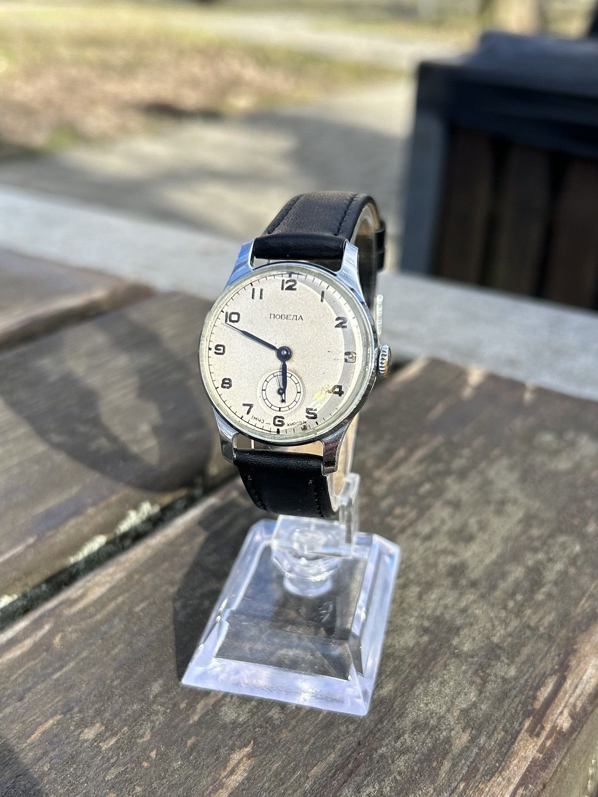 Vintage Vintage Pobeda Watch USSR Soviet Mechanical Authentic 1950s Size ONE SIZE - 9 Thumbnail