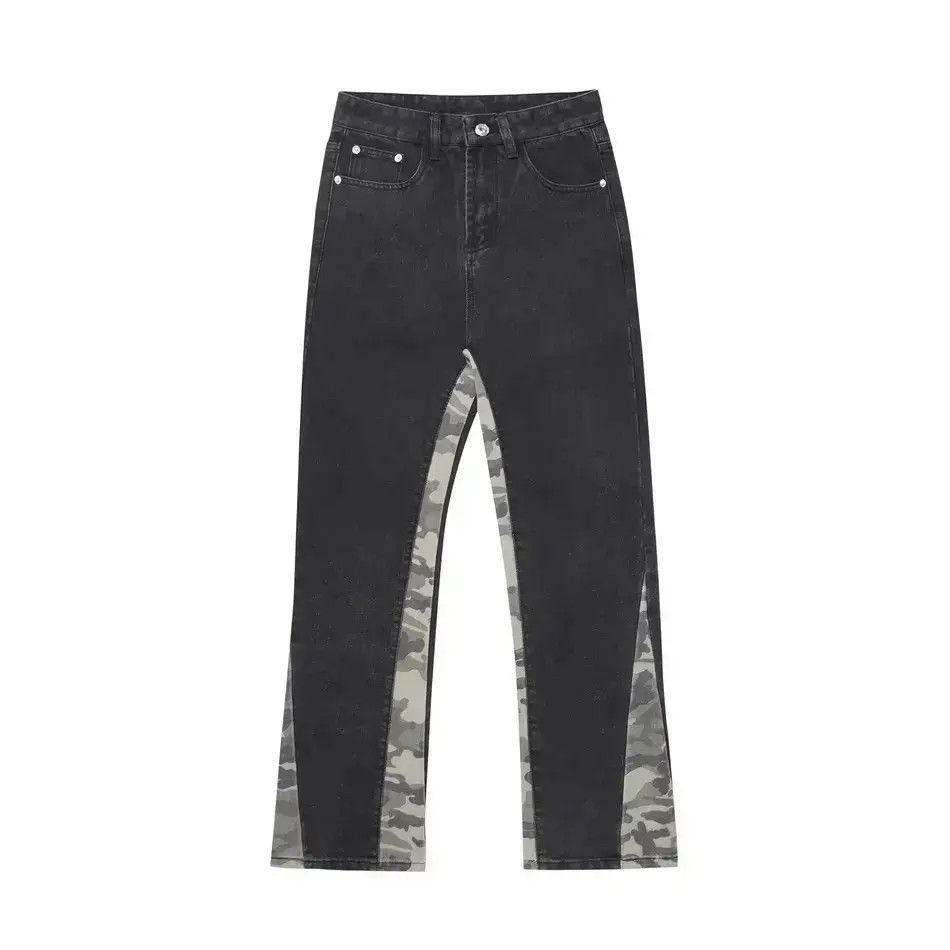 Japanese Brand × Jean Retro slim fit patchwork flared jeans Size US 32 / EU 48 - 6 Thumbnail