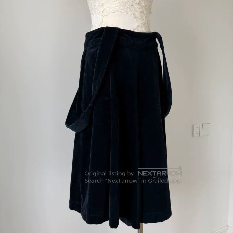 Comme des Garcons Comme Des Garcons size XS Retro Navy Blue Velvet Wide Leg Size 22" - 5 Thumbnail