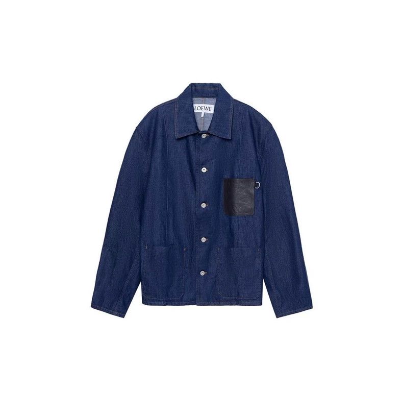Loewe LOEWE size50 Dark blue denim jacket Size US M / EU 48-50 / 2 - 1 Thumbnail