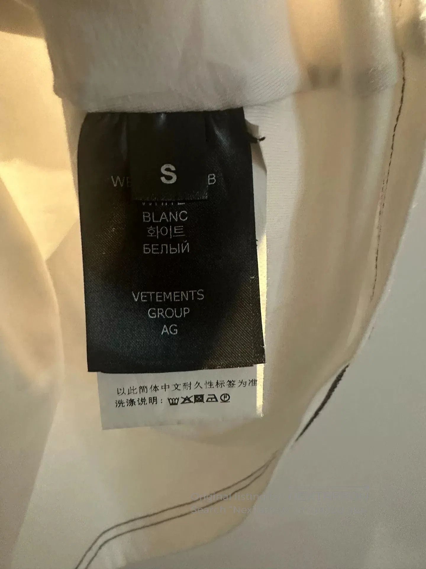 Vetements vetements reverse short sleeve shirt. Size US S / EU 44-46 / 1 - 3 Thumbnail