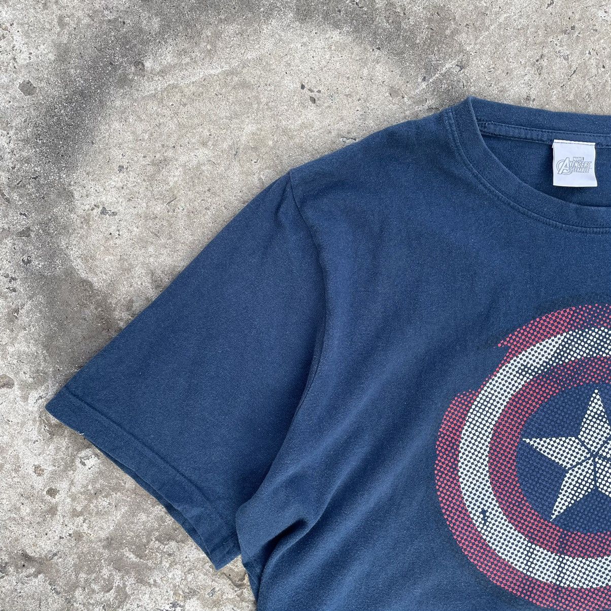Marvel Comics × Vintage Vintage Marvel Comics Capitan America Big Logo Distressed Size US XL / EU 56 / 4 - 8 Thumbnail