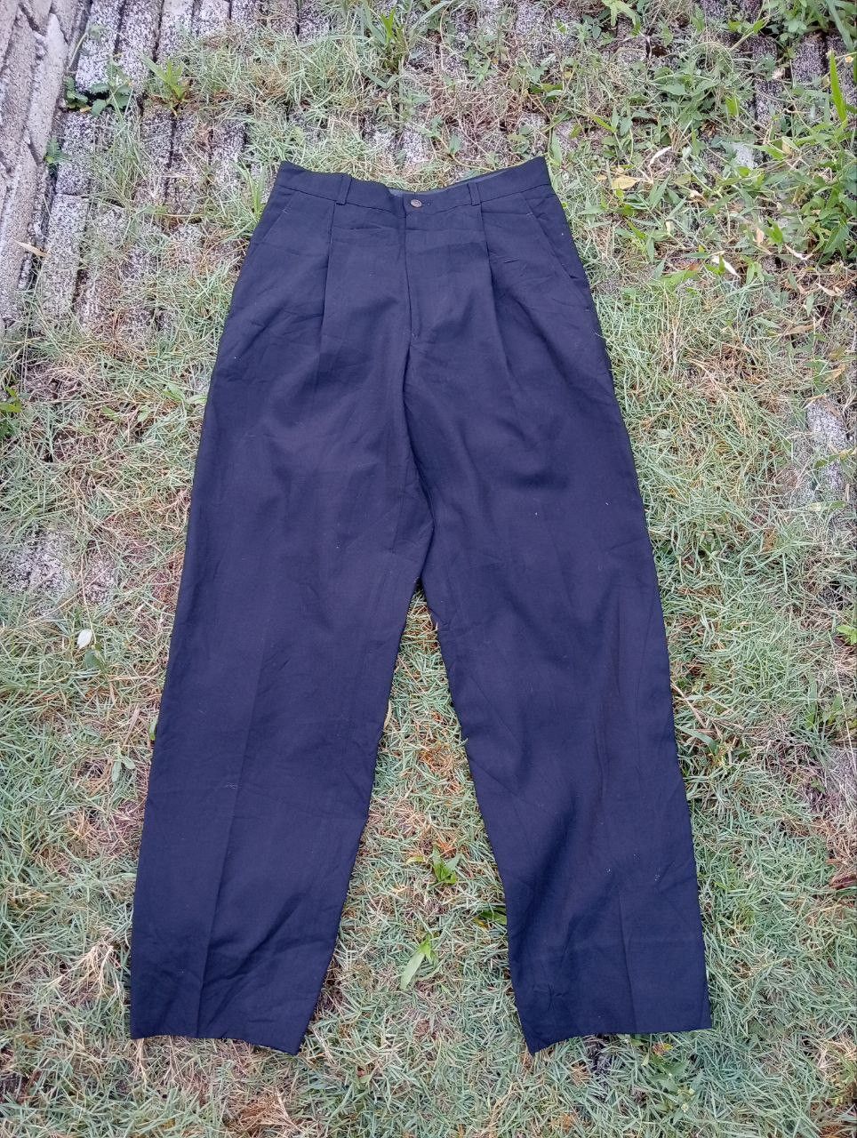 image of Archival Clothing x Jean Paul Gaultier Stealvintage Junior Gaultier Wool Pants in Black (Size 29)