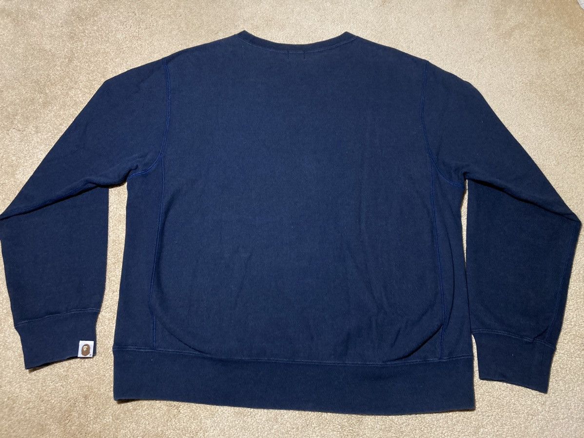 Bape 2007 Bape College Logo Swarovski College Crewneck Crystal Size US M / EU 48-50 / 2 - 7 Thumbnail