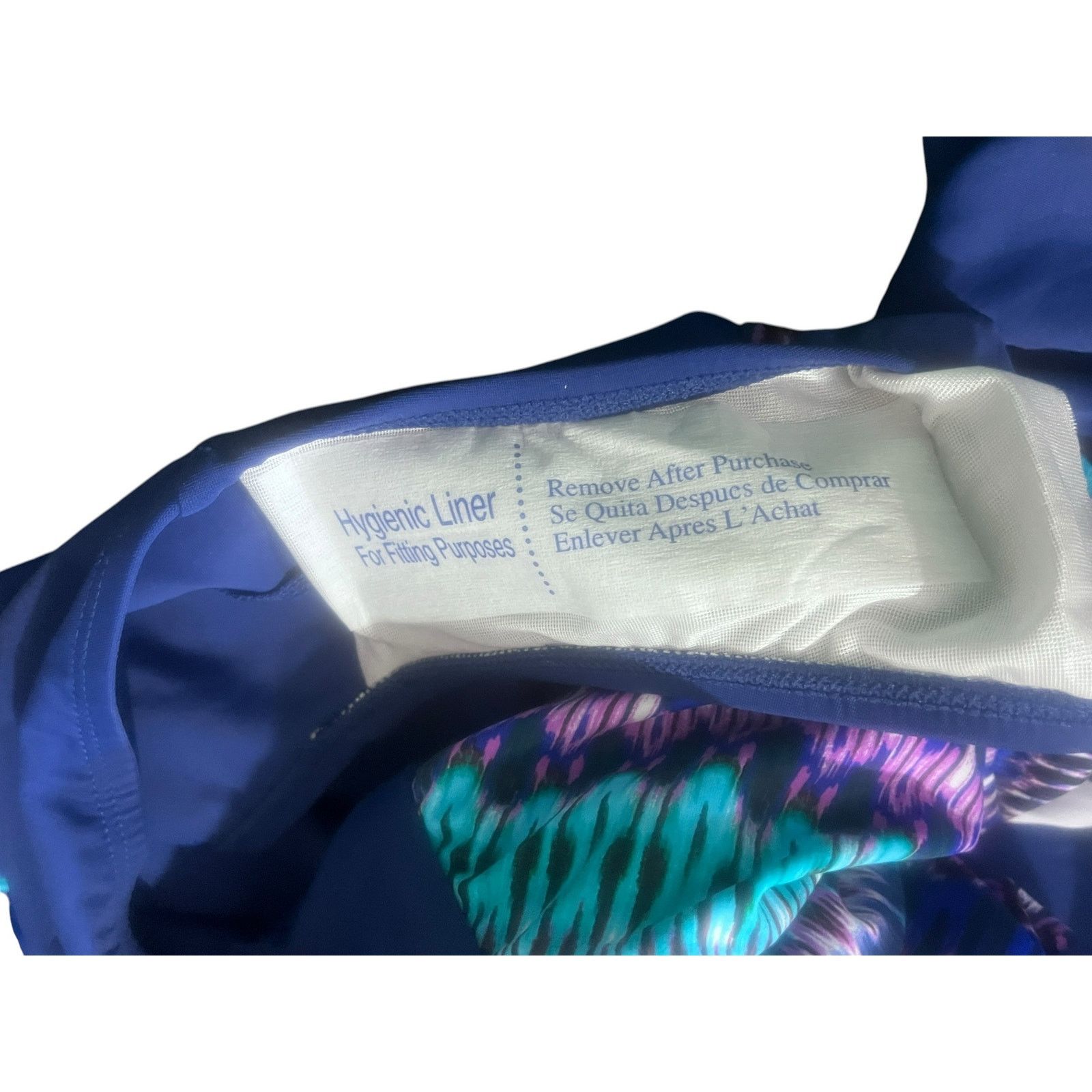 Other Eomenie NWT Blue & White Swimsuit Sz Large Adjustable Strap Size ONE SIZE - 6 Thumbnail