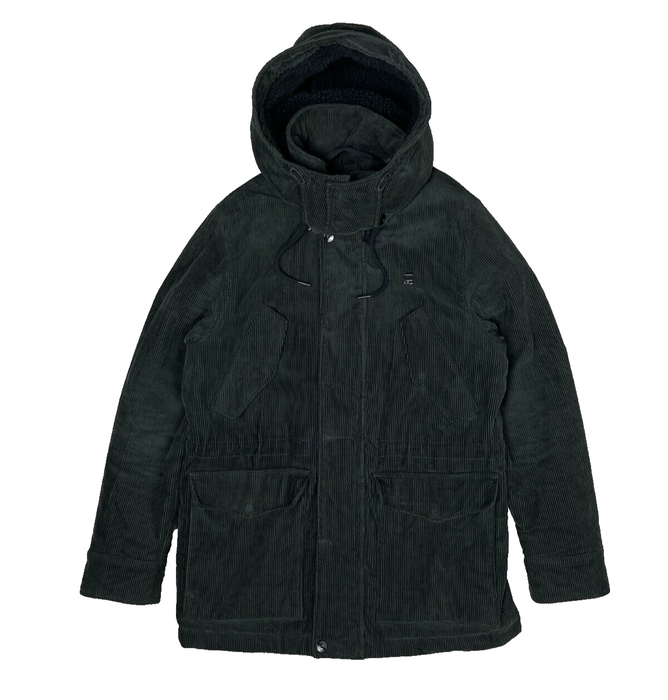 Vodan padded shop hooded teddy parka