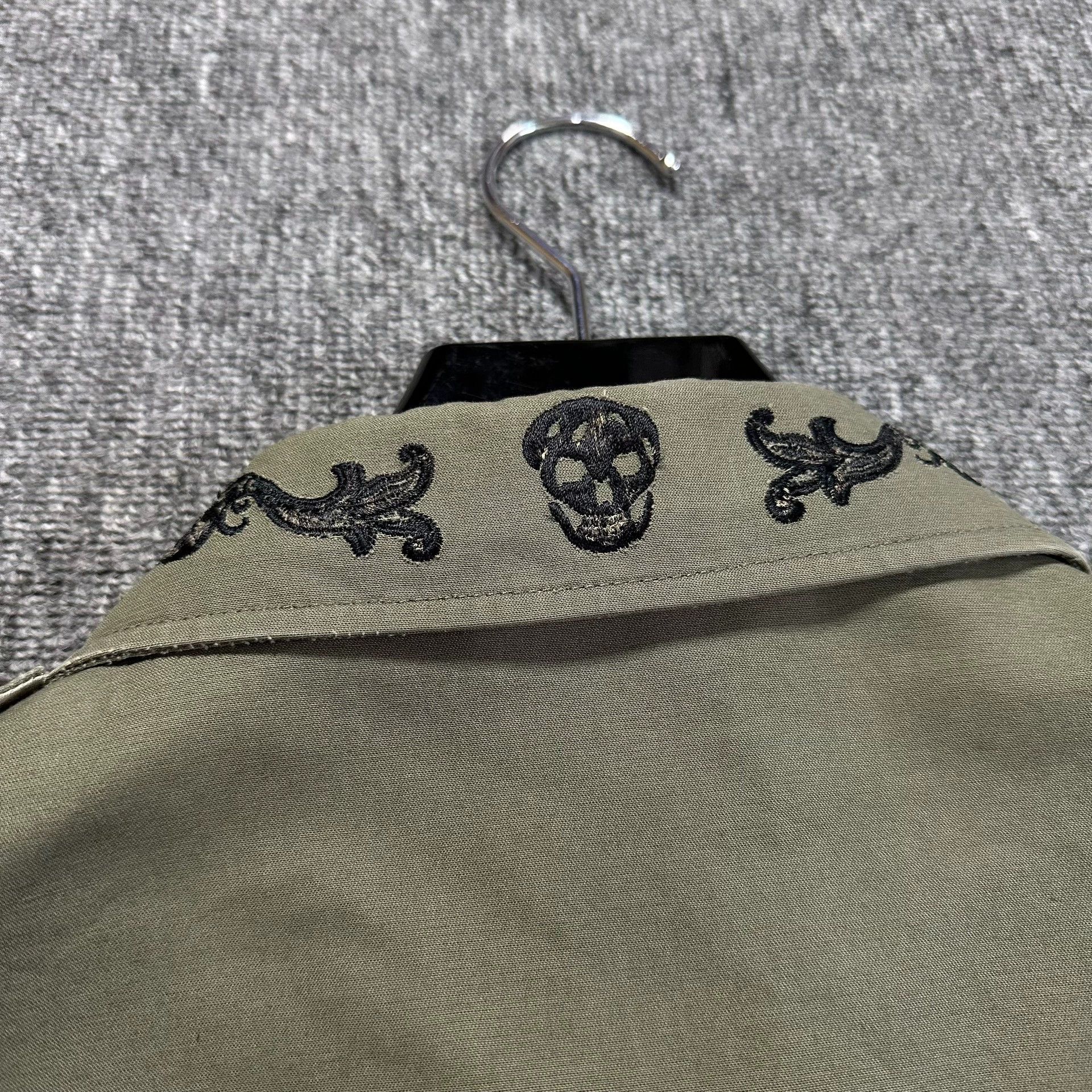 Alexander McQueen olive green embroidered military jacket Size US L / EU 52-54 / 3 - 7 Thumbnail