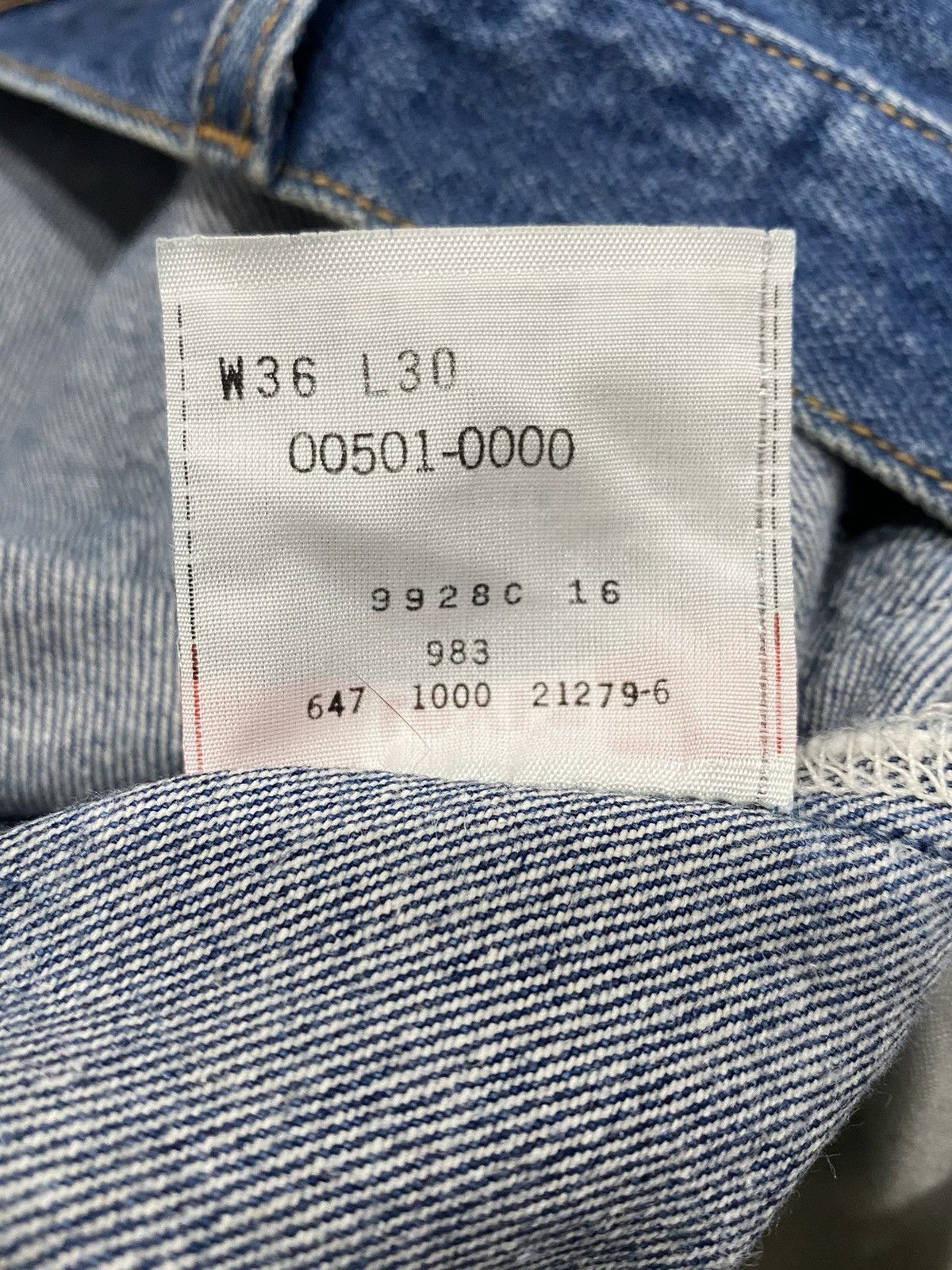 Levi's Vintage LEVI’S 501xx Mexico Heather Blue Jeans Size US 36 / EU 52 - 23 Thumbnail