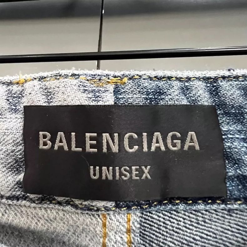 Balenciaga Balenciaga size M Patchwork Irregular Jeans Size US 26 / EU 42 - 3 Thumbnail
