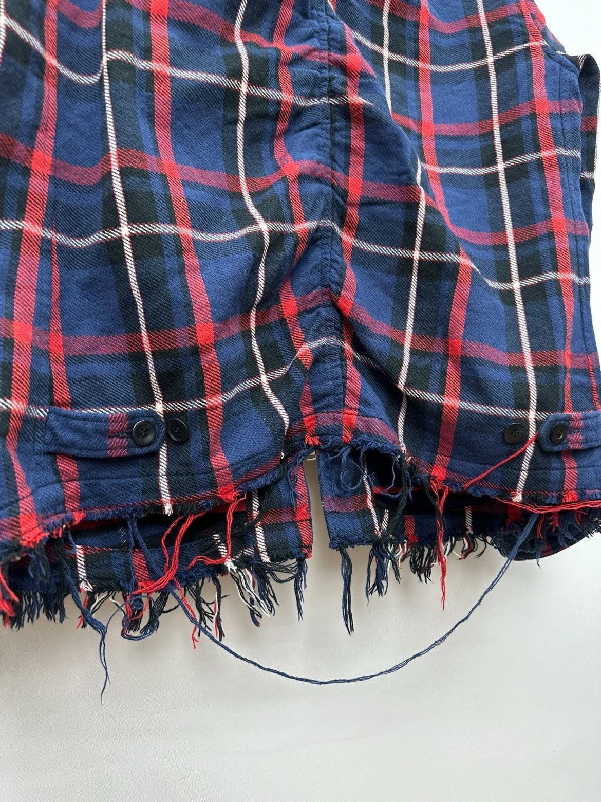Undercover Undercover distressed plaid jacket - DMC-2508 Size US XXL / EU 58 / 5 - 8 Thumbnail