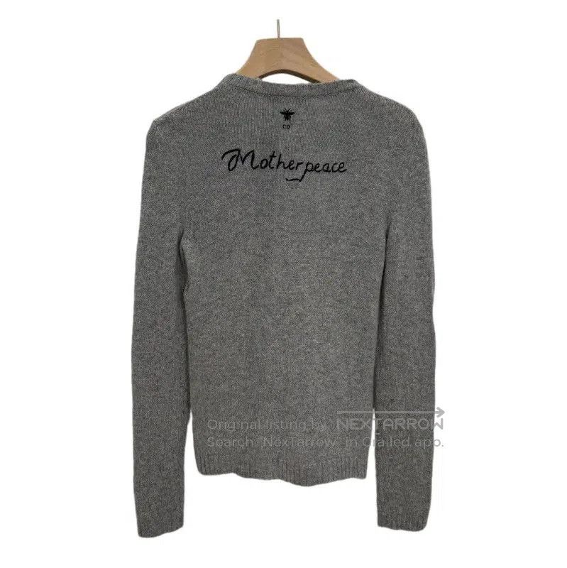 Dior Dior Women's Gray Wool Embroidered Sweater . Size S / US 4 / IT 40 - 2 Thumbnail