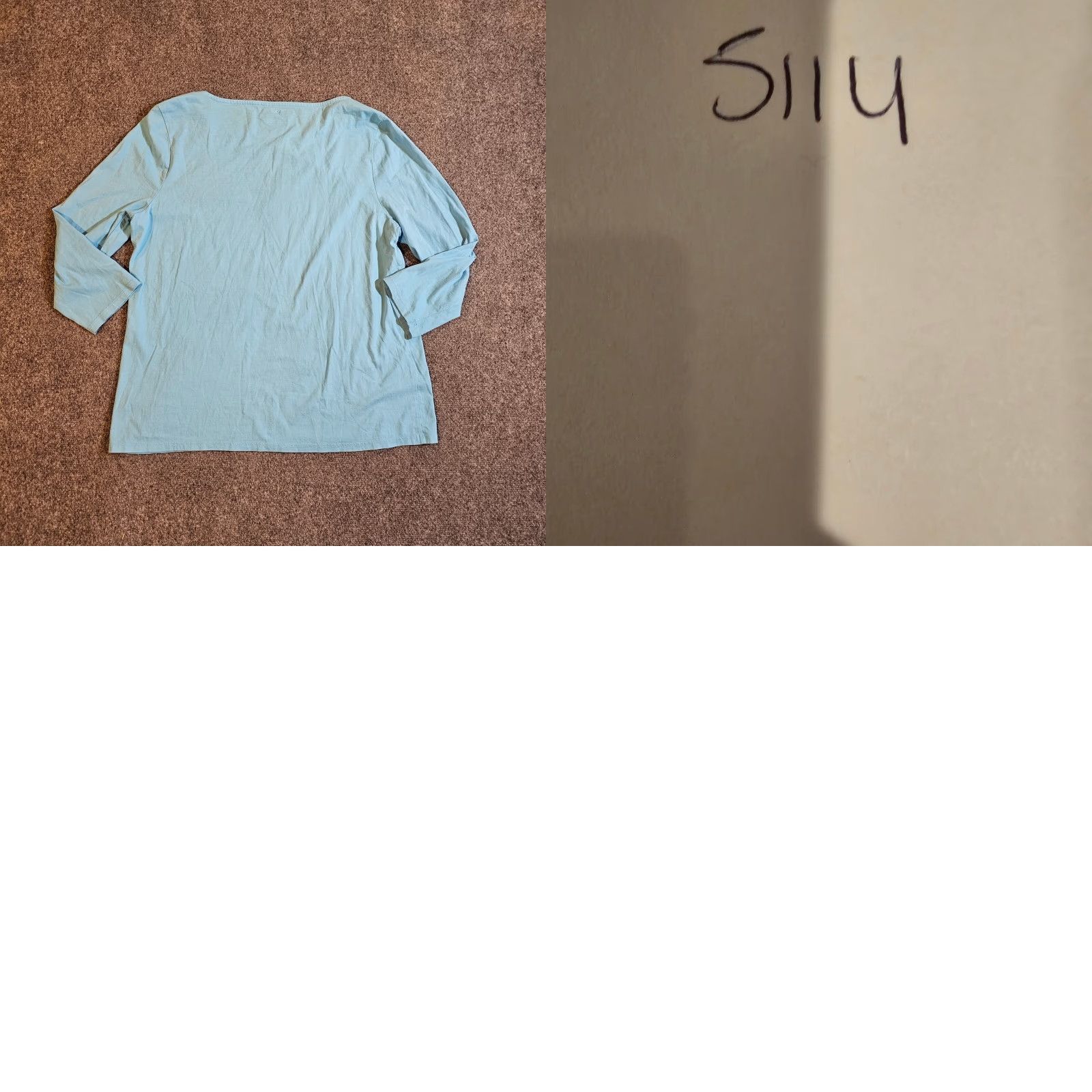 Talbots Talbots Womens Large Blue Pineapple Sequins Round Neck 3/4 Sleeve Casual Sweater Size L / US 10 / IT 46 - 8 Thumbnail