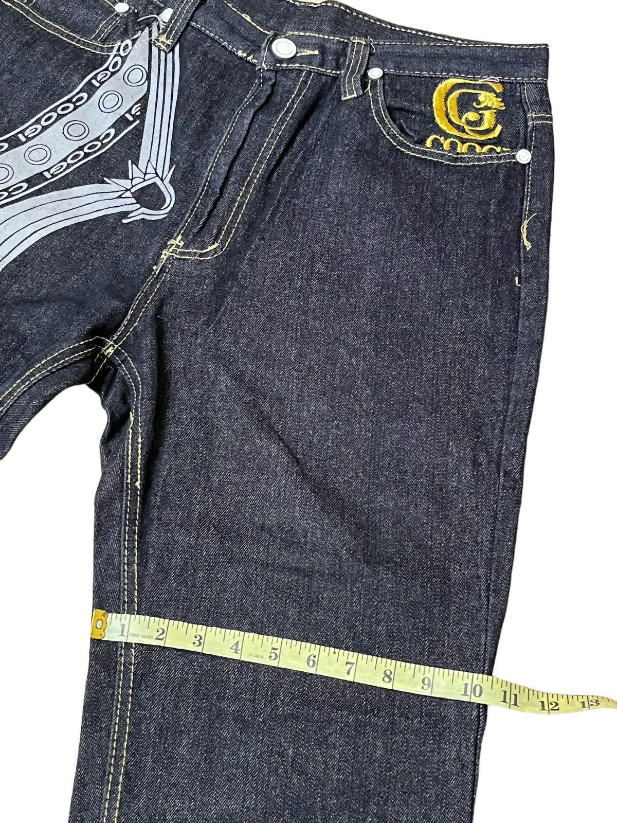 Coogi SICK🔥COOGI AUSTRALIA PRINTED/EMBROIDERY BAGGY JEANS Size US 34 / EU 50 - 14 Thumbnail