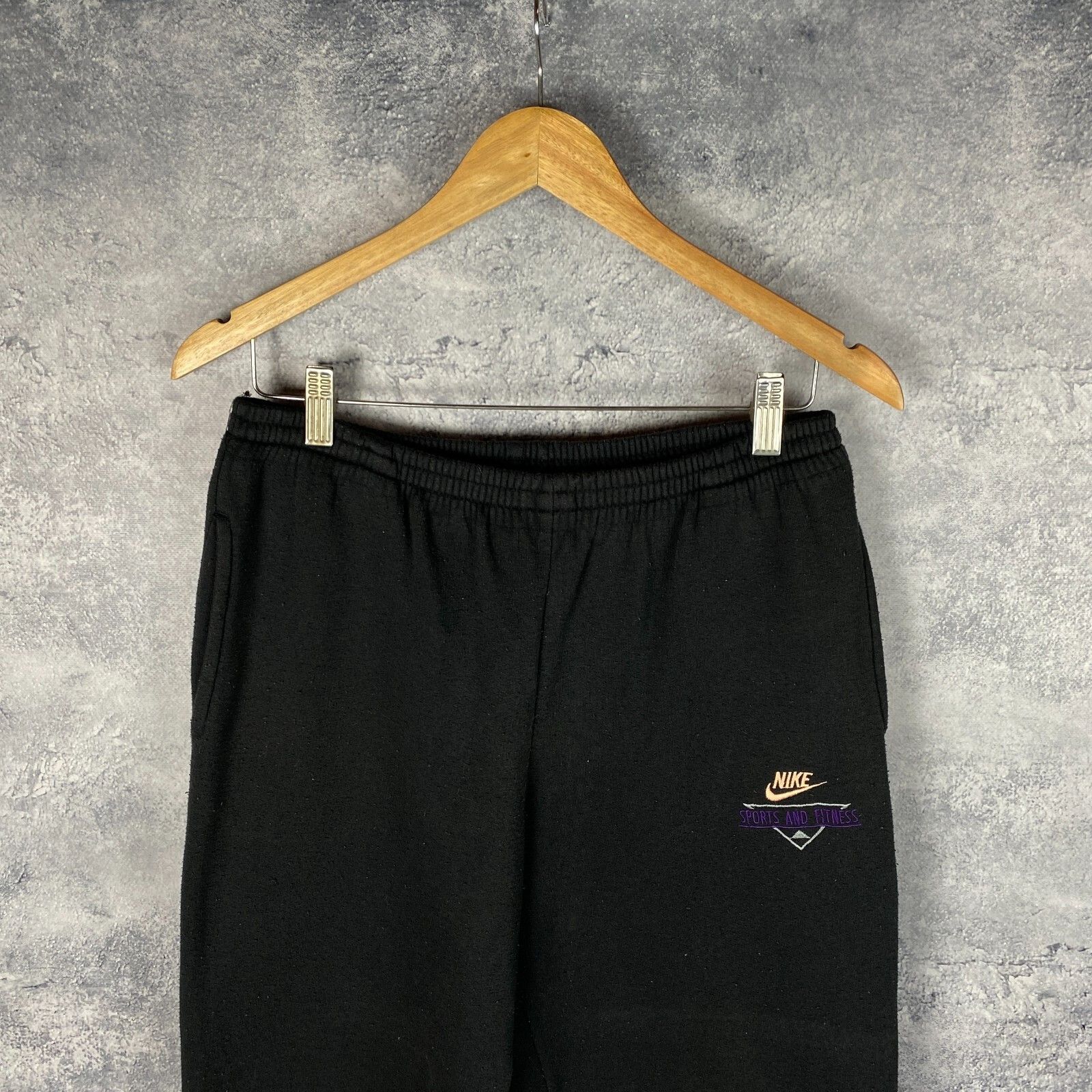Nike Nike Vintage Sweatpants Men's Size S Black ` Size US 30 / EU 46 - 2 Thumbnail