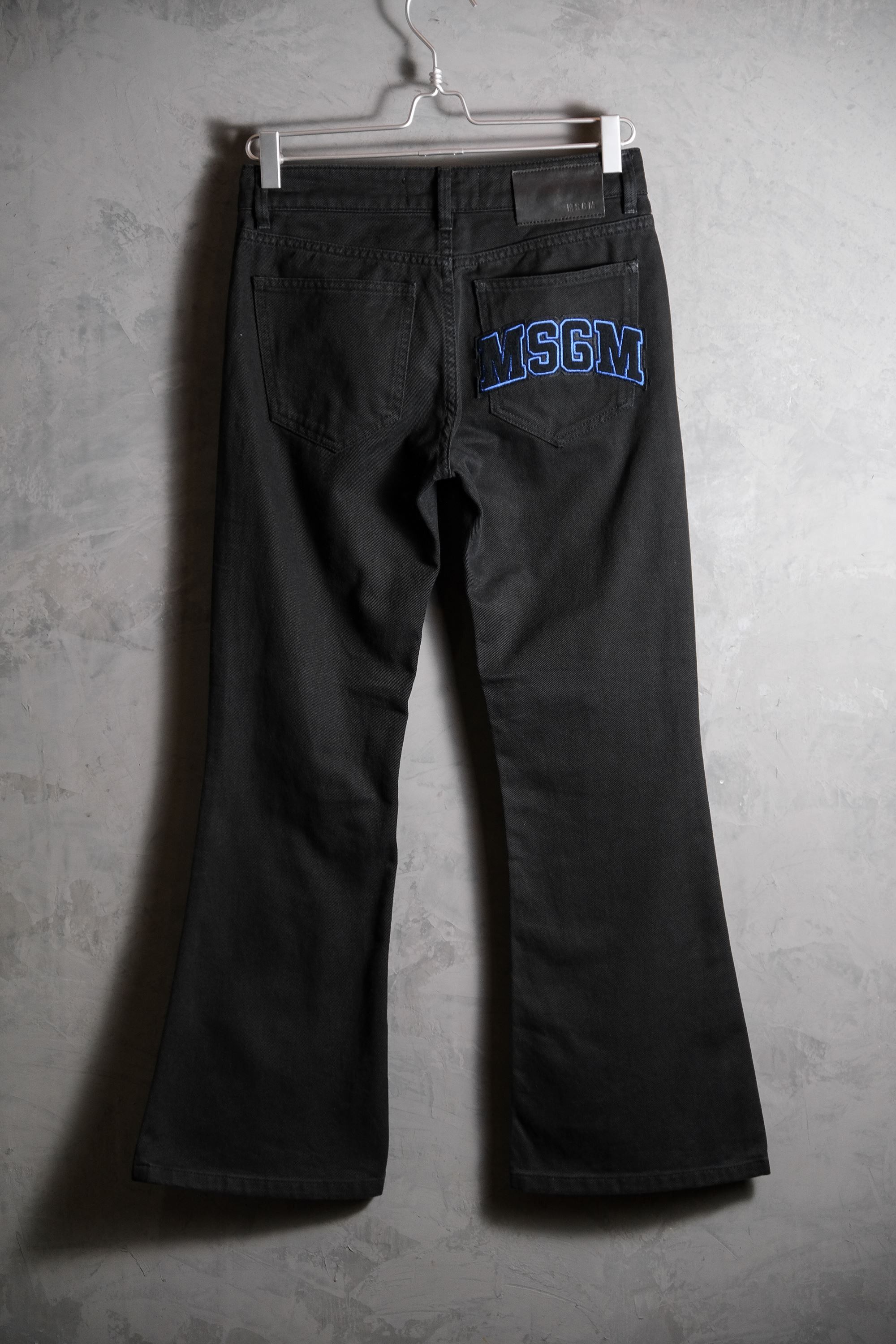 MSGM MSGM Black Denim Flared Jeans Size 29" - 4 Thumbnail