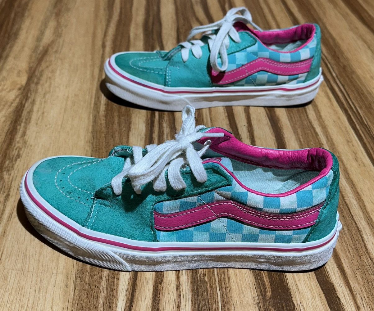 Vans Mint and Pink Sneakers Size 6 Size US 6 / IT 36 - 4 Thumbnail