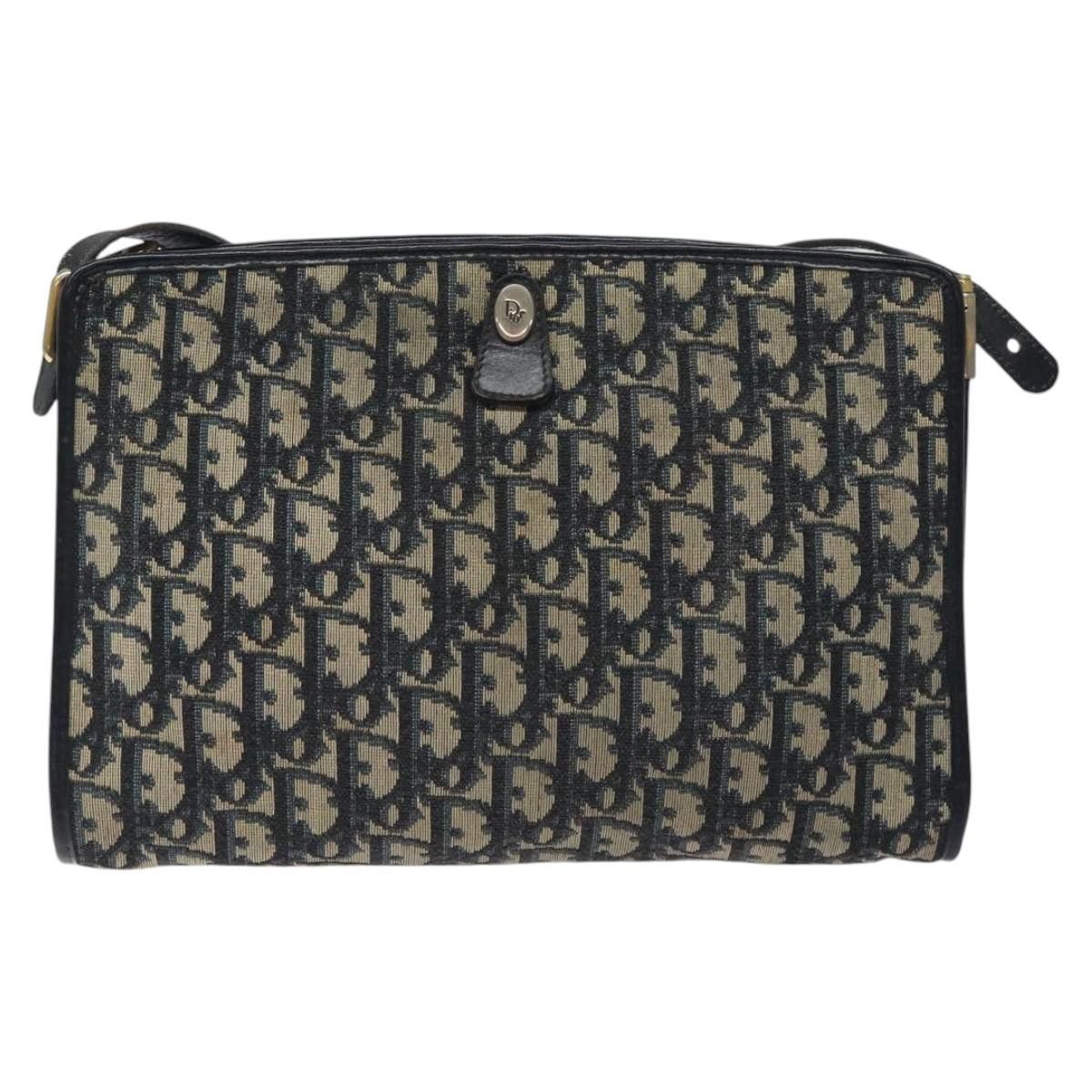 Dior DIOR Trotter Canvas Shoulder Bag Navy Size ONE SIZE - 2 Thumbnail