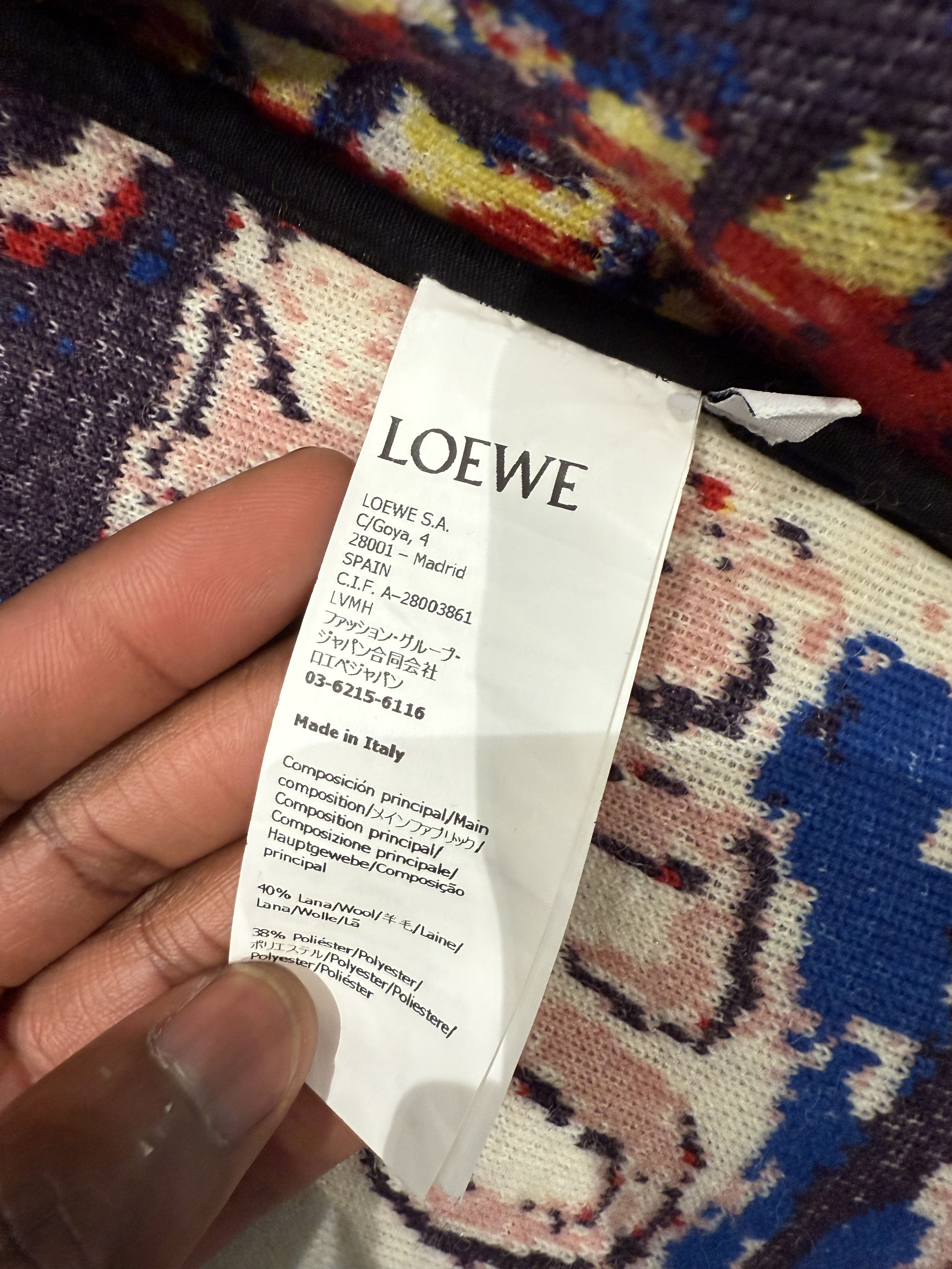 Loewe LOEWE LOGO WOOD-BLEND JACKET Size US XL / EU 56 / 4 - 7 Thumbnail