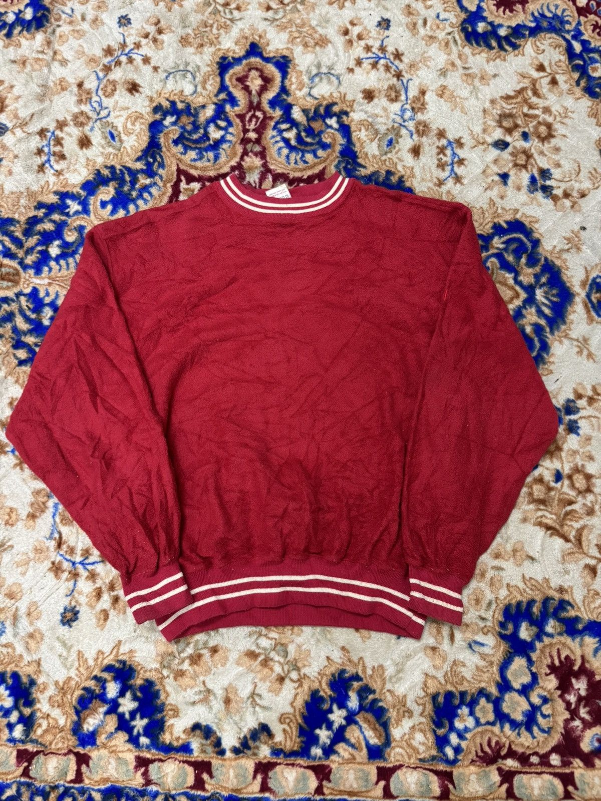 Hanes Vintage Hanes Plain Red Sweatshirt Size US M / EU 48-50 / 2 - 1 Thumbnail