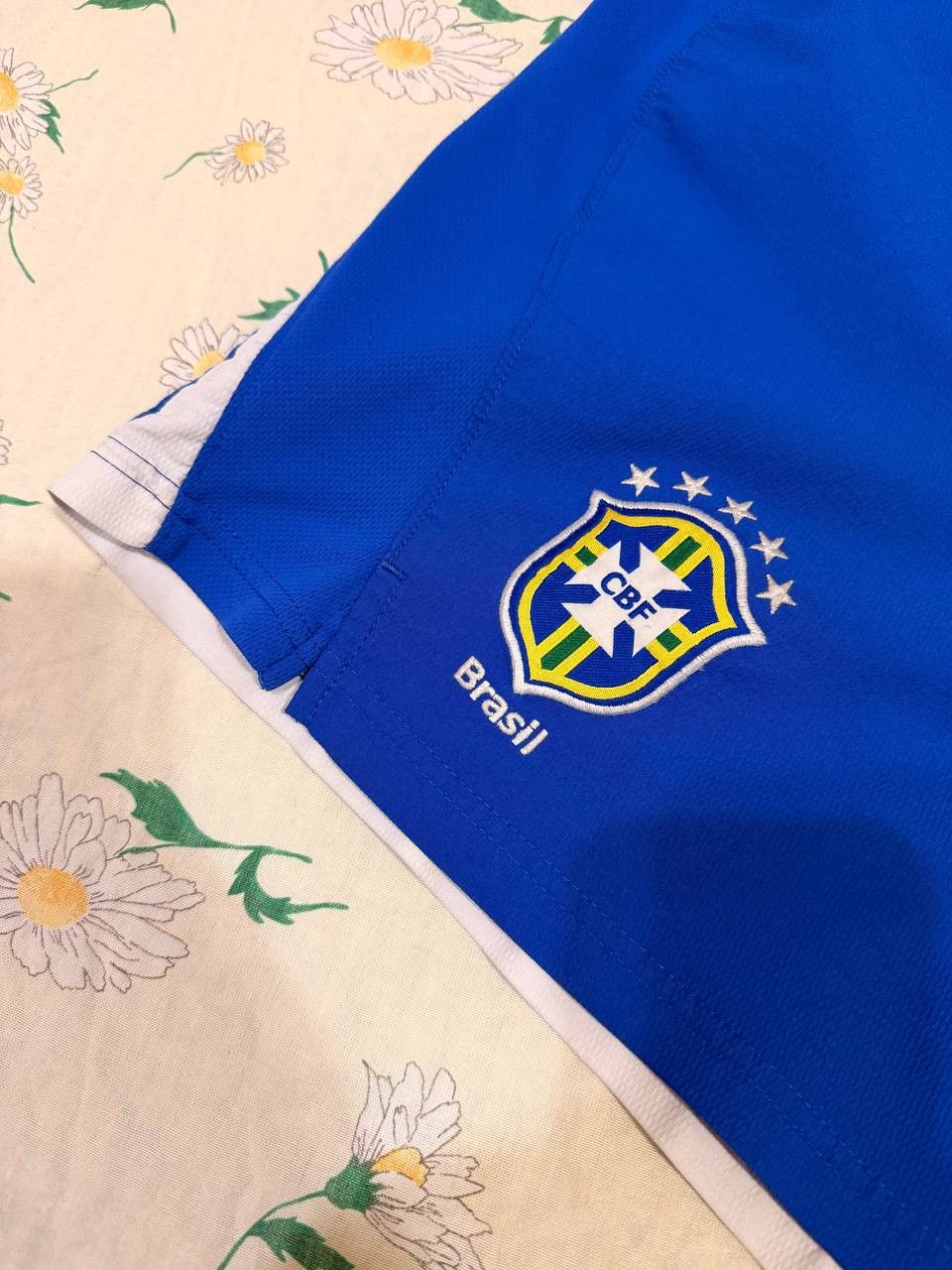 Nike Nike Brazil National Team 2014 Blue Soccer Shorts Size US 34 / EU 50 - 2 Thumbnail