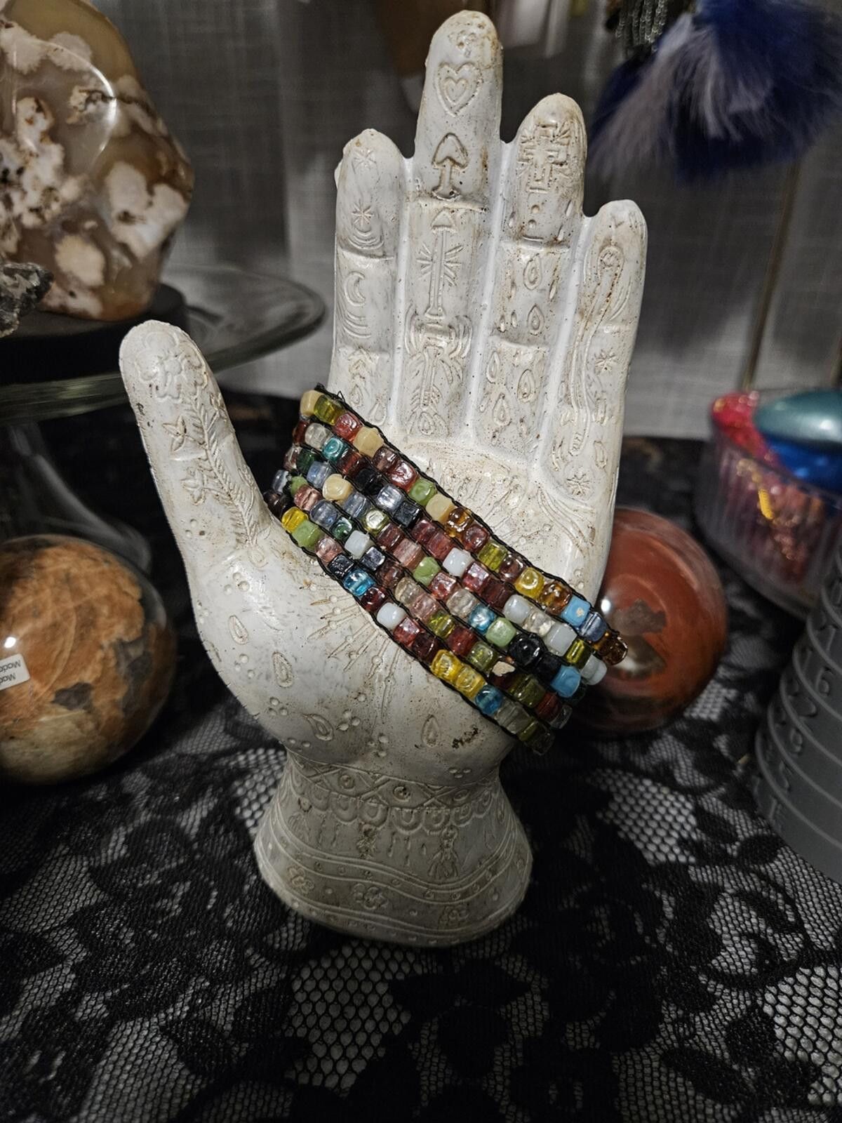 Other Multicolor Beaded Stretch Bracelet Size ONE SIZE - 2 Thumbnail