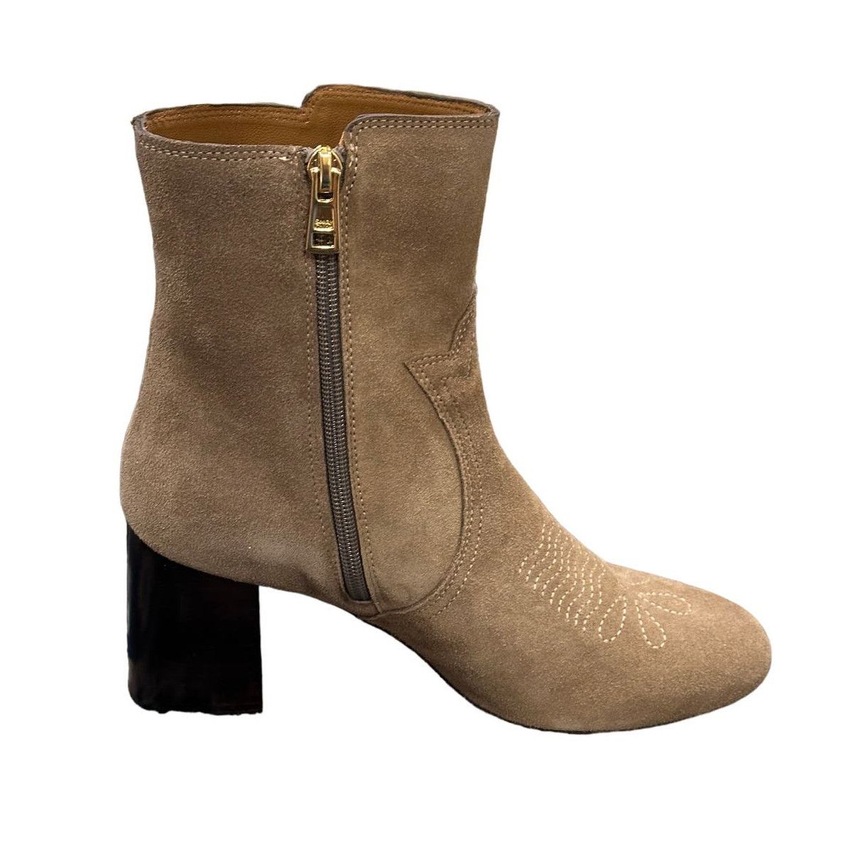 image of See By Chloe Lizzie Suede Boot Light Tan Size Us 8 Eu 39, Women's
