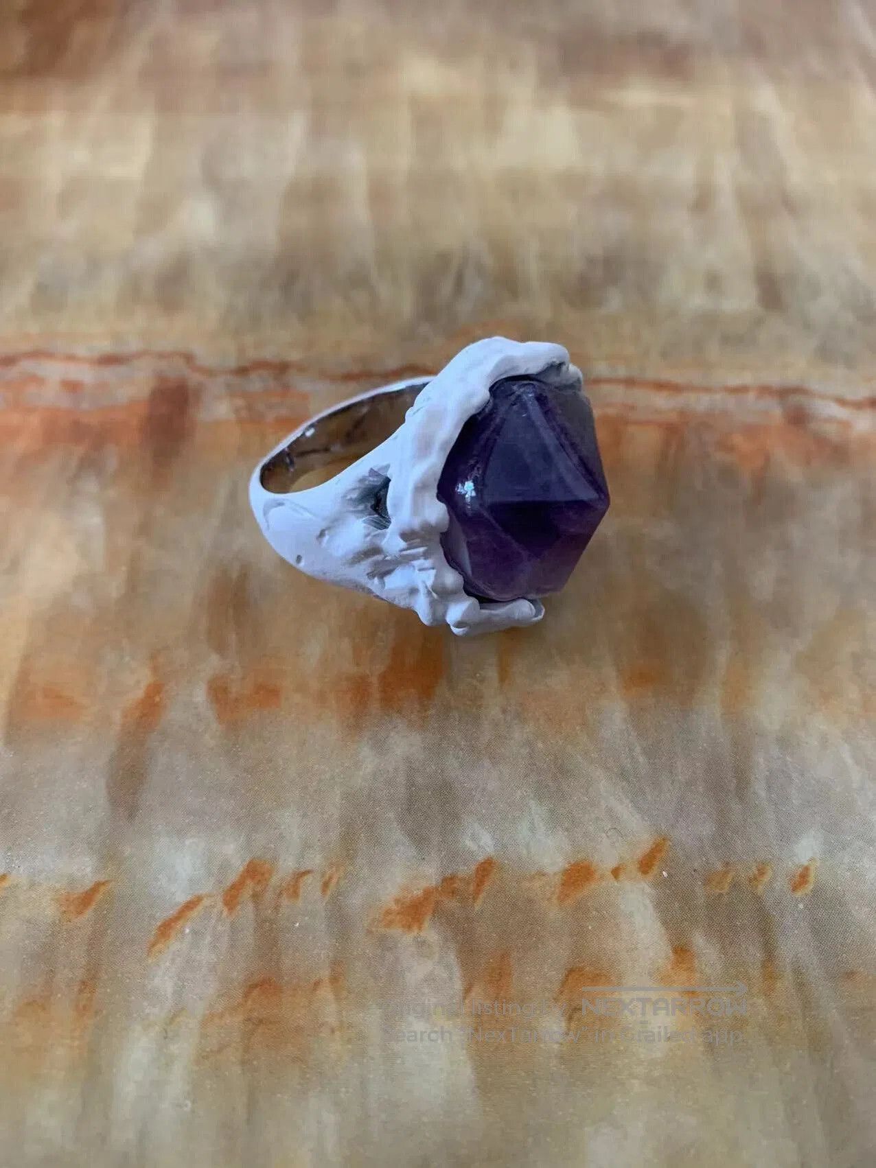 Daniel Arsham Dior Arsham Purple Crystal Cement Ring. Size ONE SIZE - 1 Thumbnail
