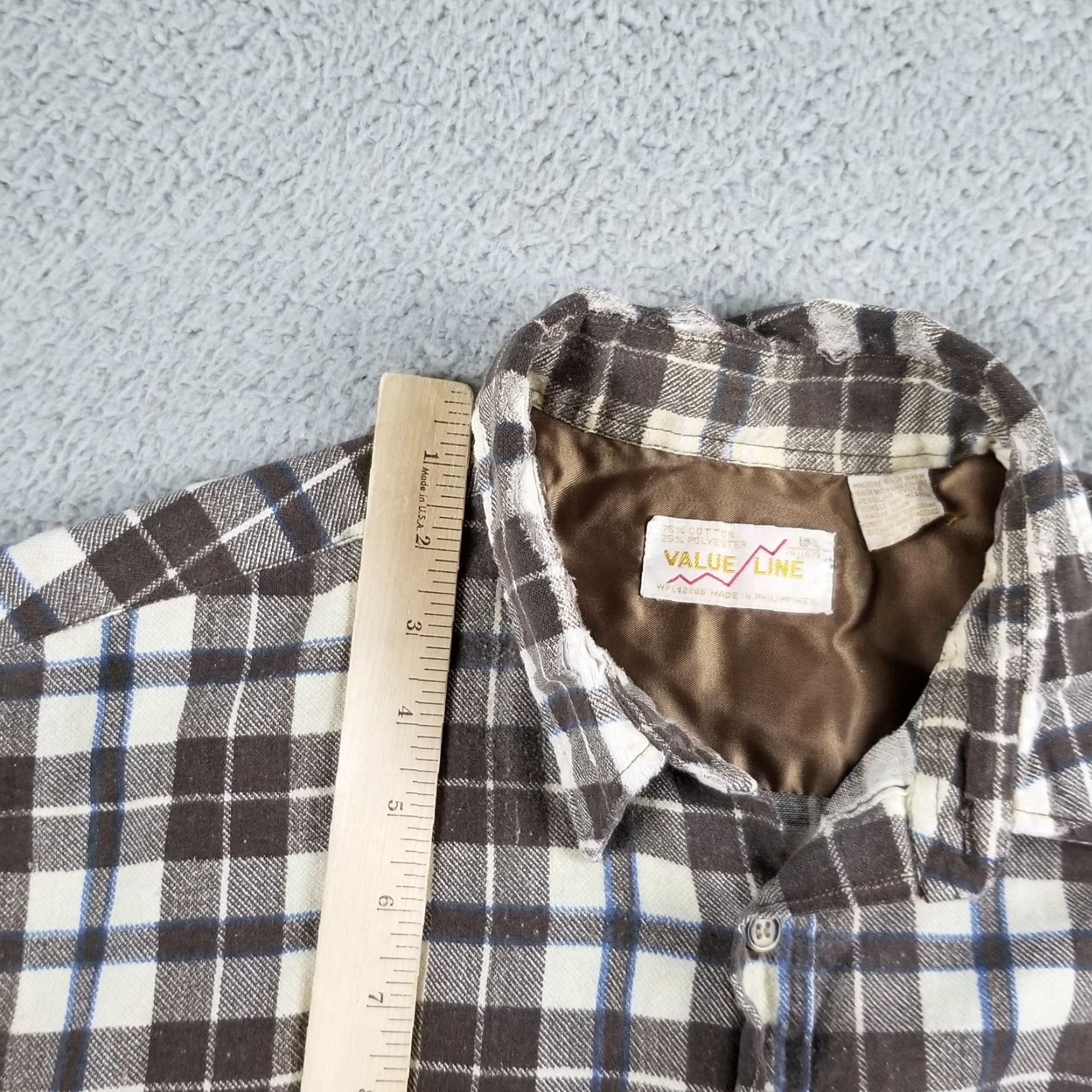 Vintage Vintage Yes Value Line Flannel Shirt L VTG Western Button Up Plaid Grunge Cowboy Distressed Size US L / EU 52-54 / 3 - 5 Thumbnail