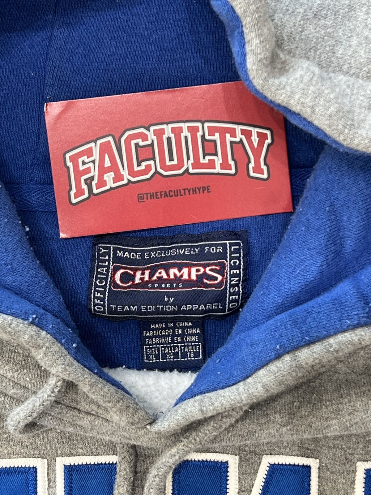 NCAA Vintage Y2K Champs Duke University Blue Devil Hoodie XL Size US XL / EU 56 / 4 - 3 Thumbnail